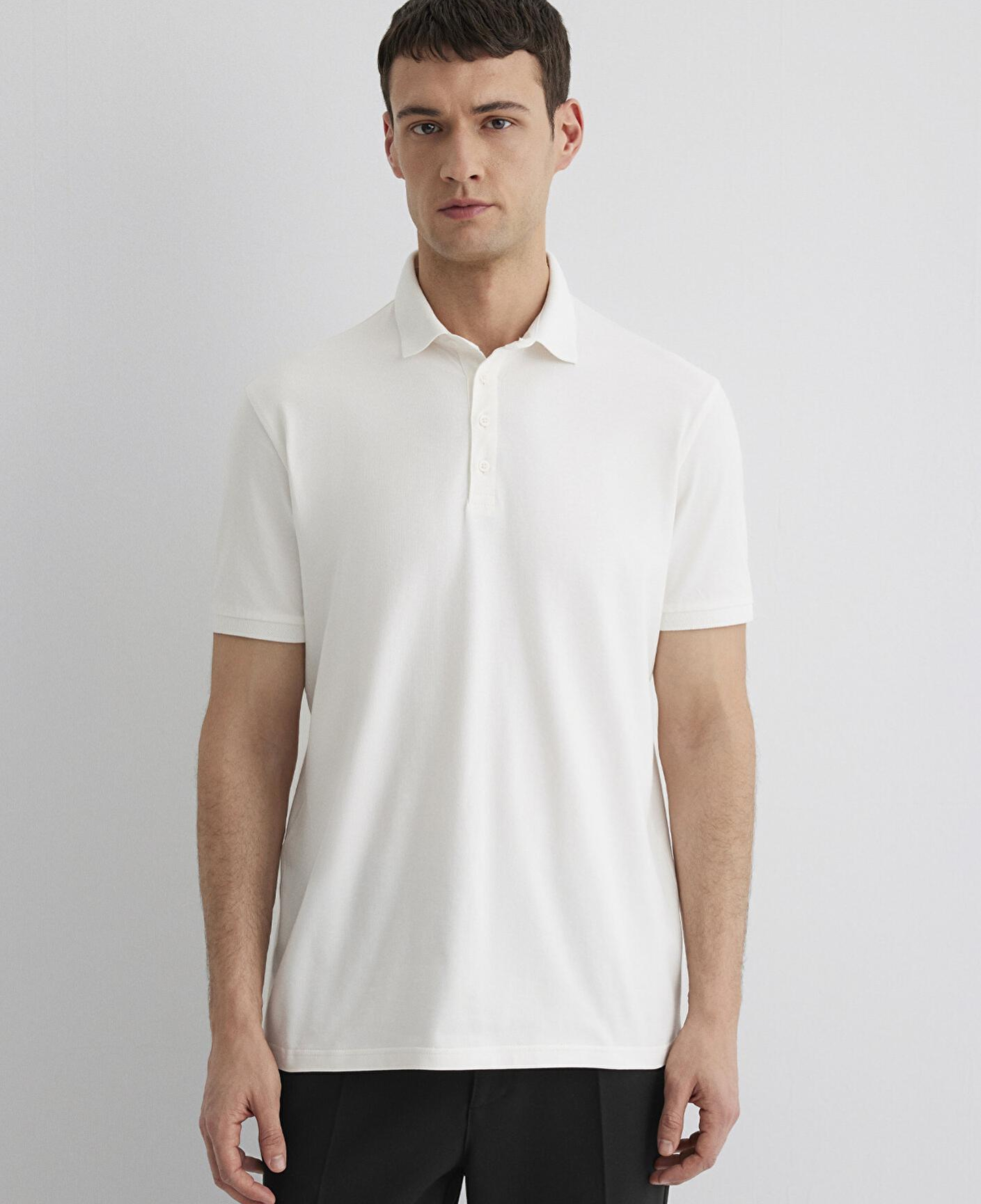 Mavi Beyaz Polo Tişört Regular Fit / Normal Kesim 0612011-70057