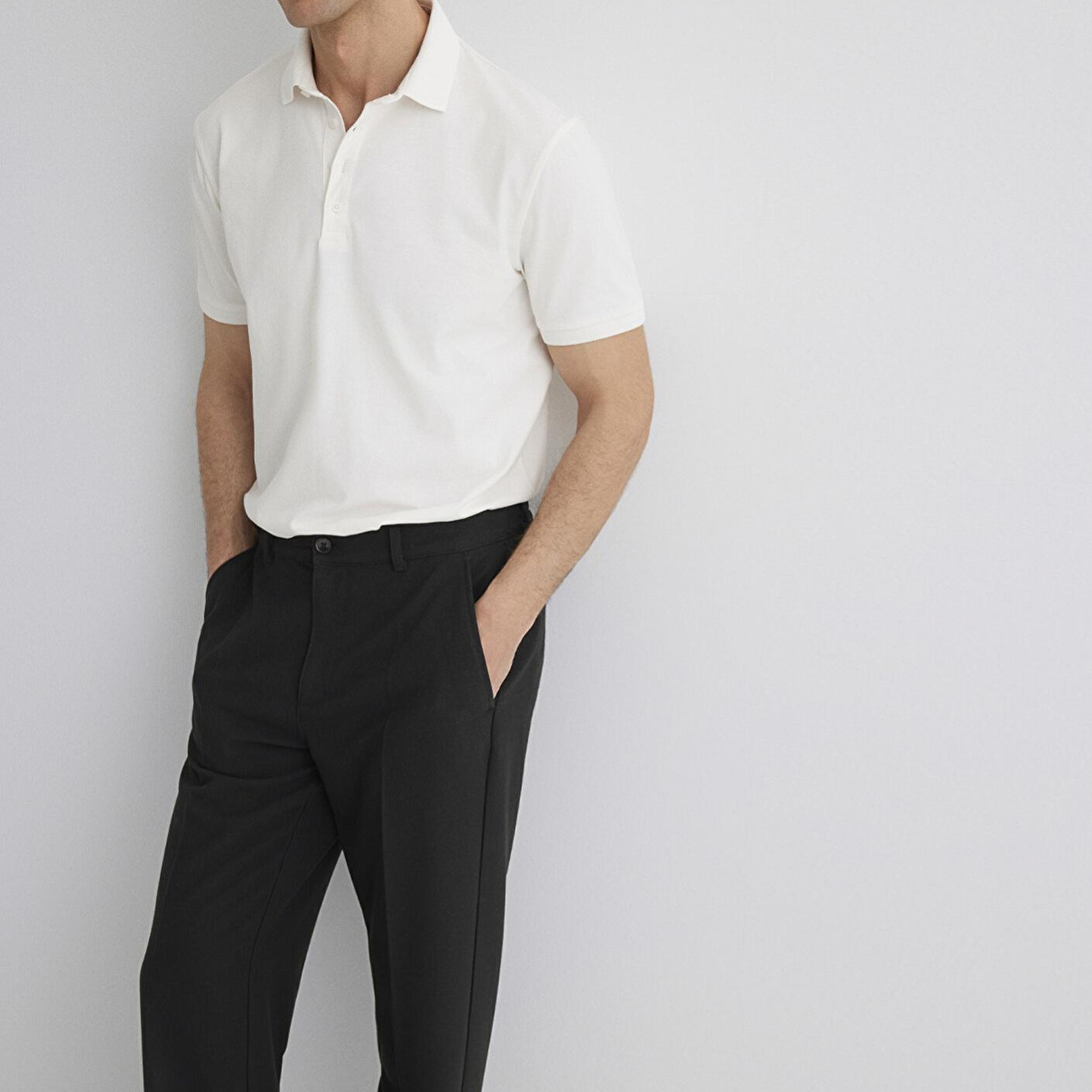 Mavi Beyaz Polo Tişört Regular Fit / Normal Kesim 0612011-70057