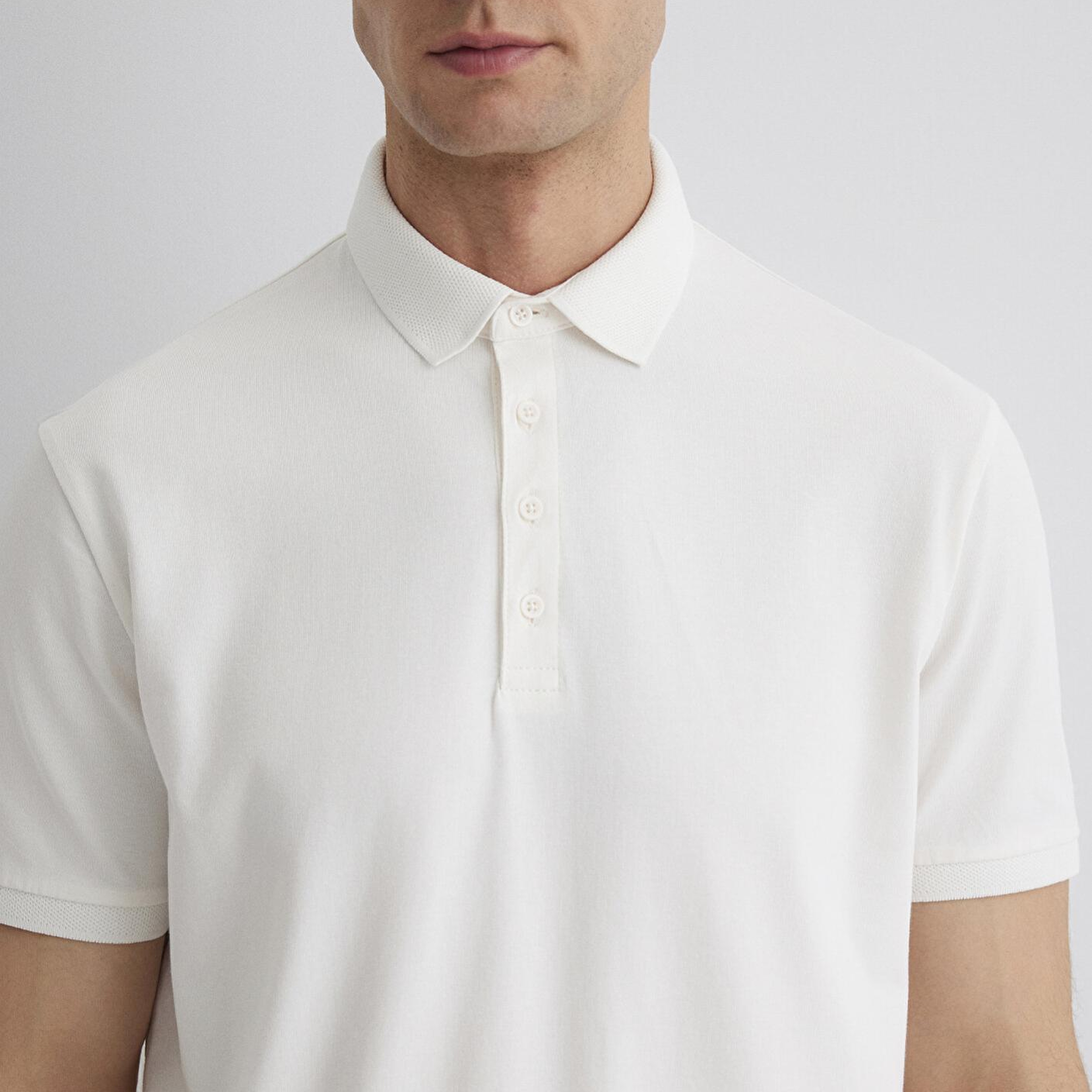 Mavi Beyaz Polo Tişört Regular Fit / Normal Kesim 0612011-70057