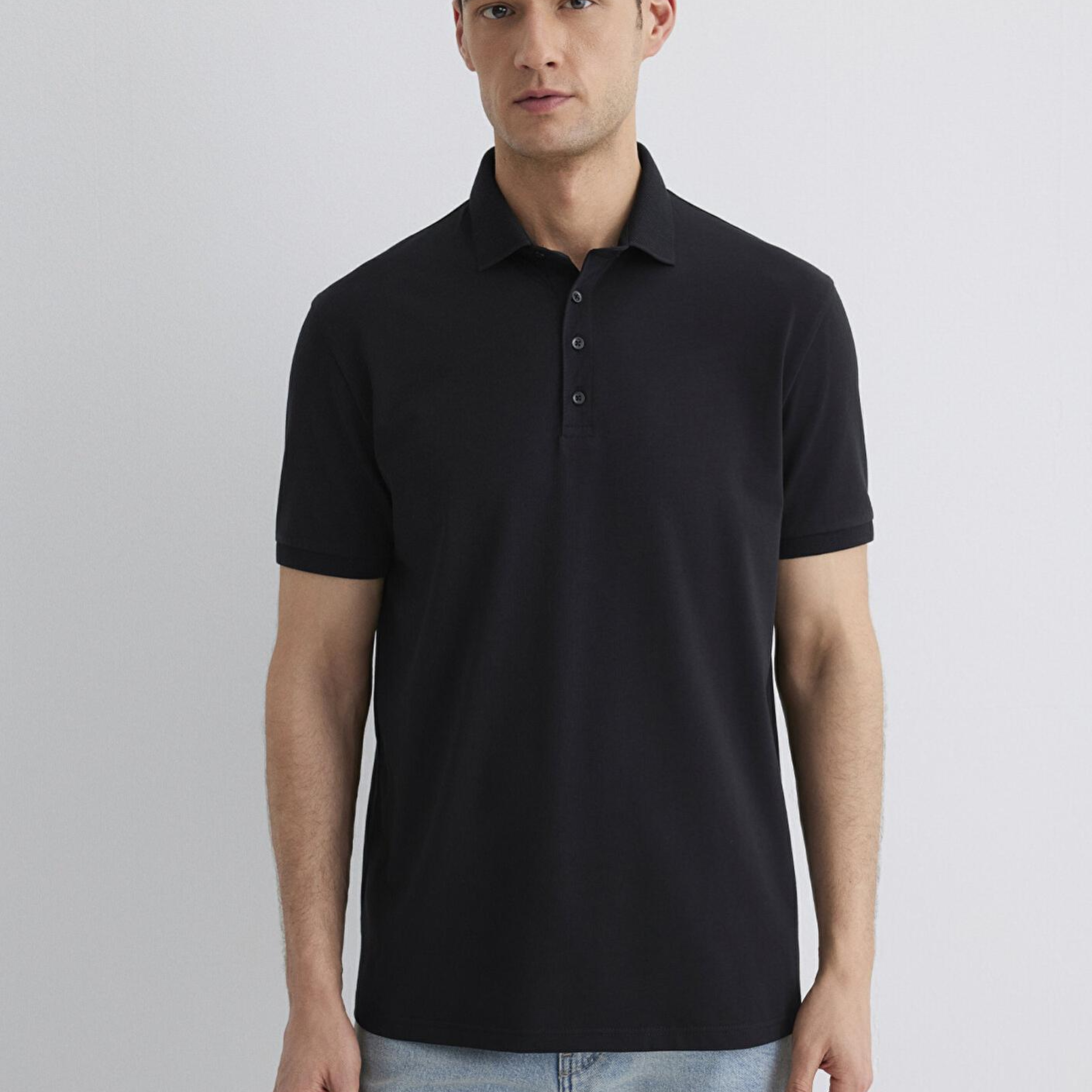 Mavi Siyah Polo Tişört Regular Fit / Normal Kesim 0612011-900