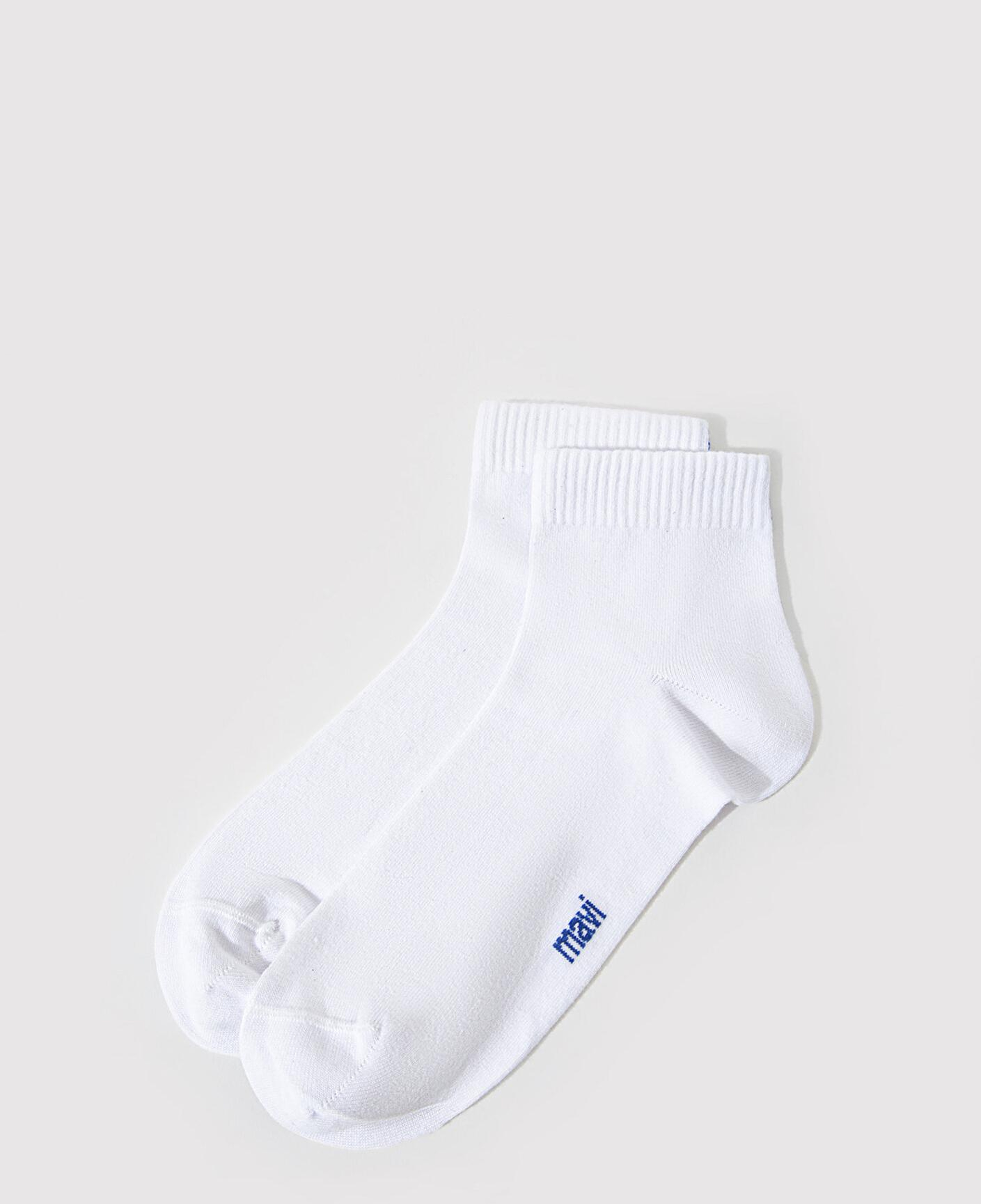 Mavi Beyaz Soket Çorap 0911597-620