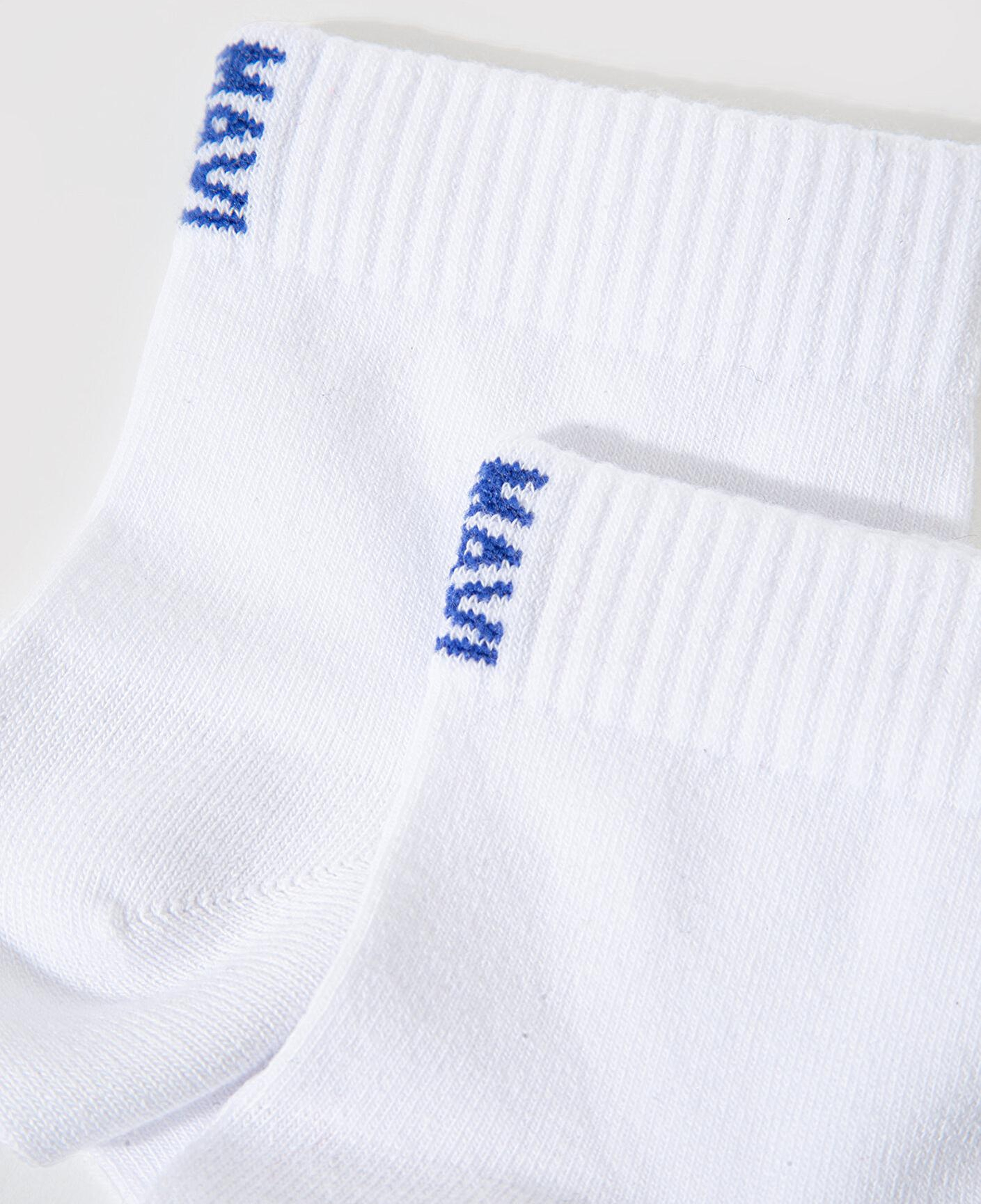 Mavi Beyaz Soket Çorap 0911597-620