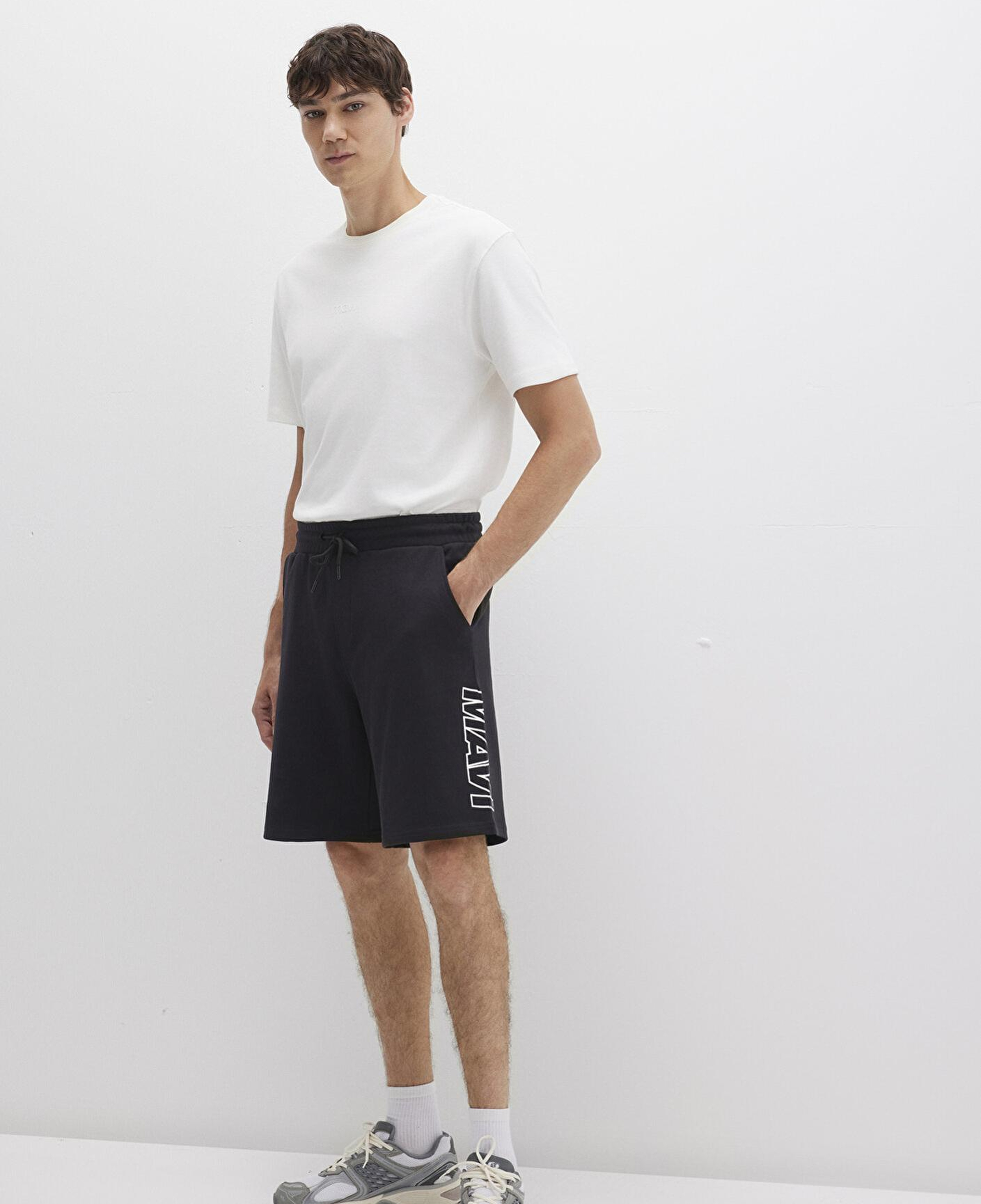 Mavi Mavi Baskılı Siyah Şort 0410225-900