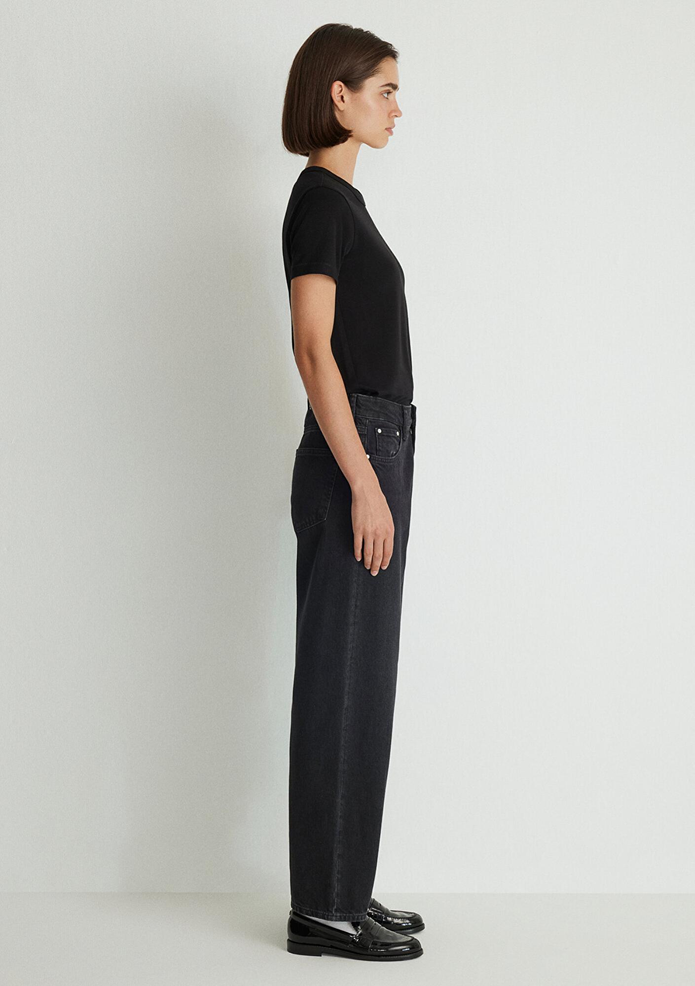 Mavi Leila Real Blue Gri Smoke Jean Pantolon 1010600-88244