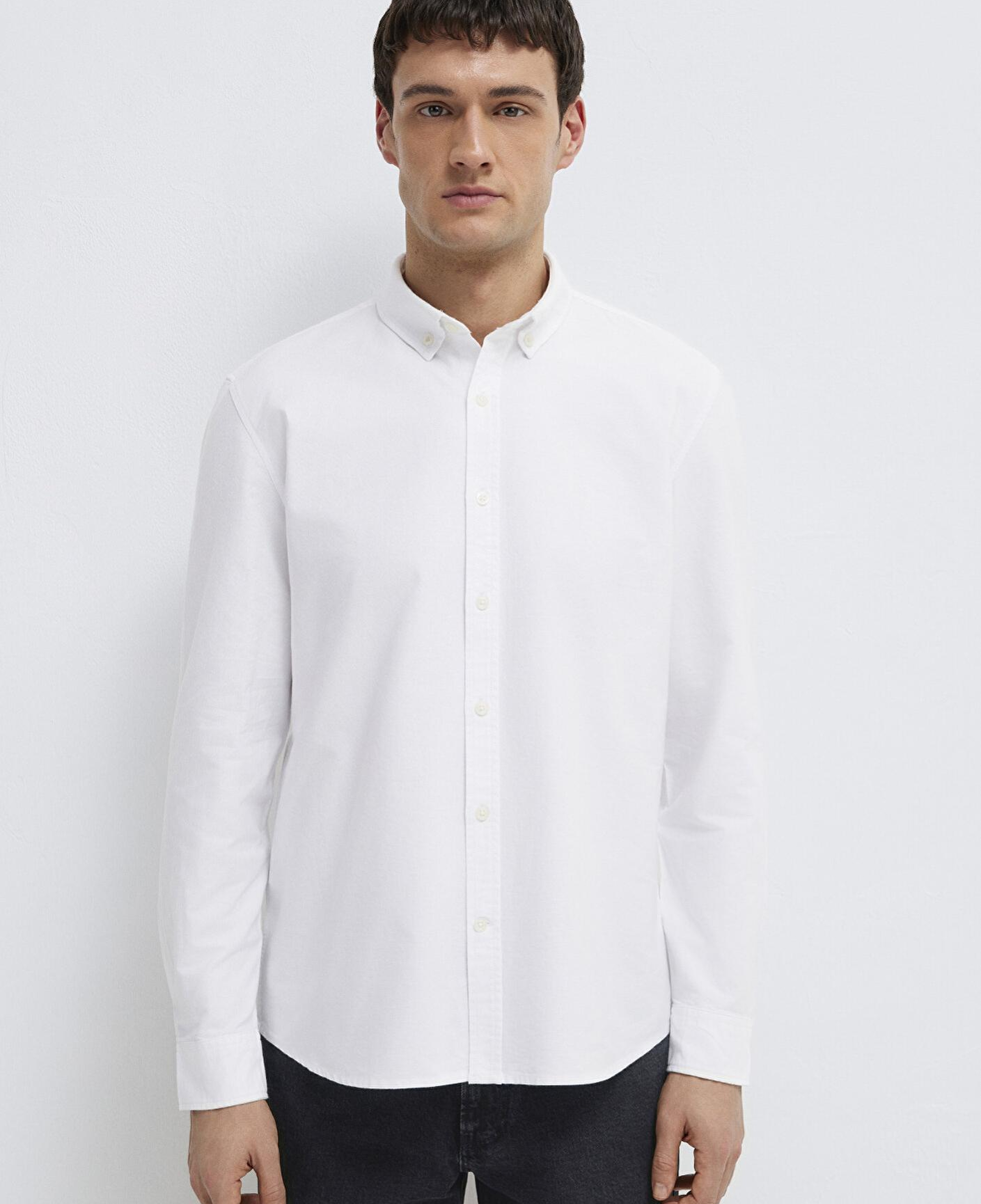 Mavi Beyaz Gömlek Regular Fit / Normal Kesim 0211199-620