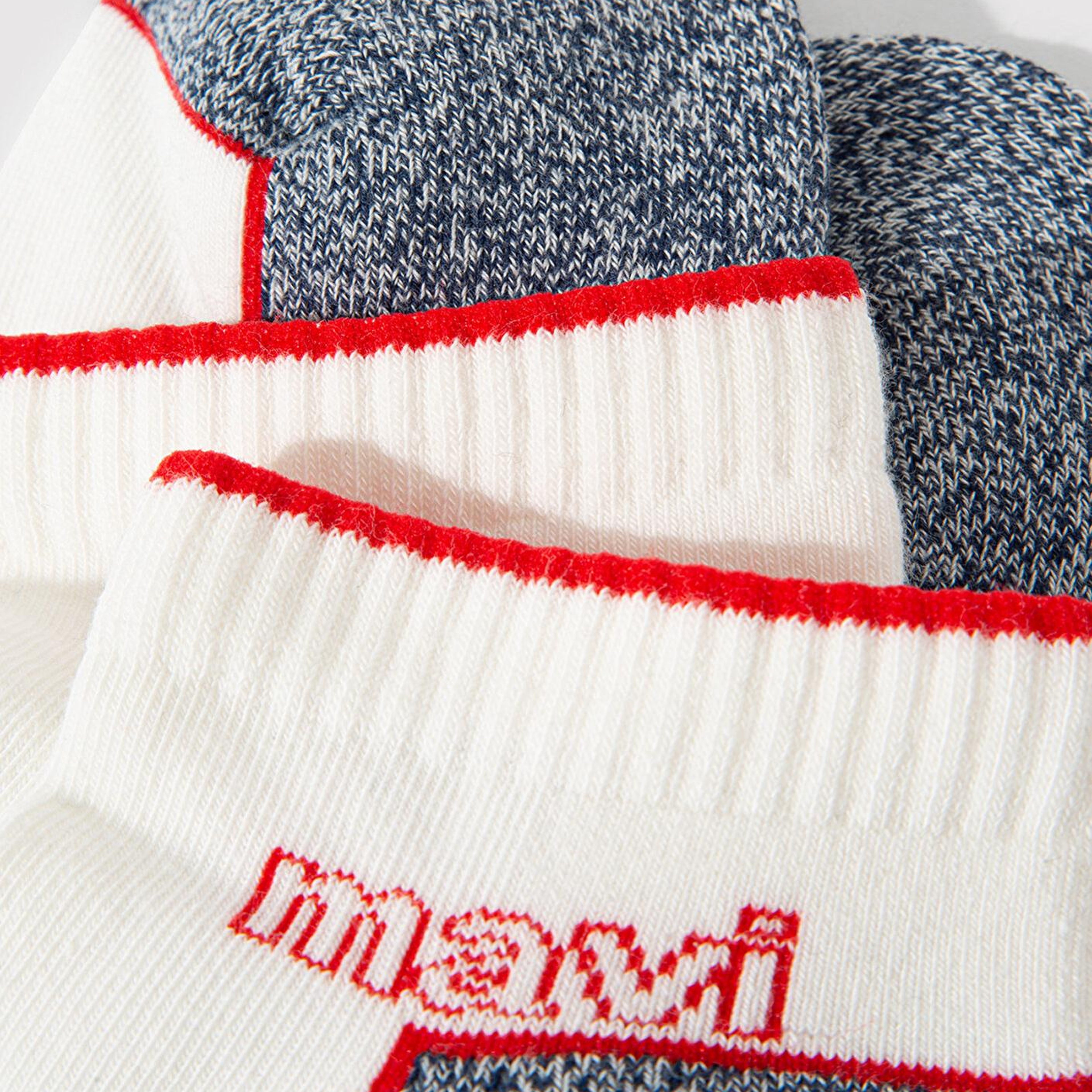 Mavi Mavi Logo Detaylı Beyaz Patik Çorap 0911604-620