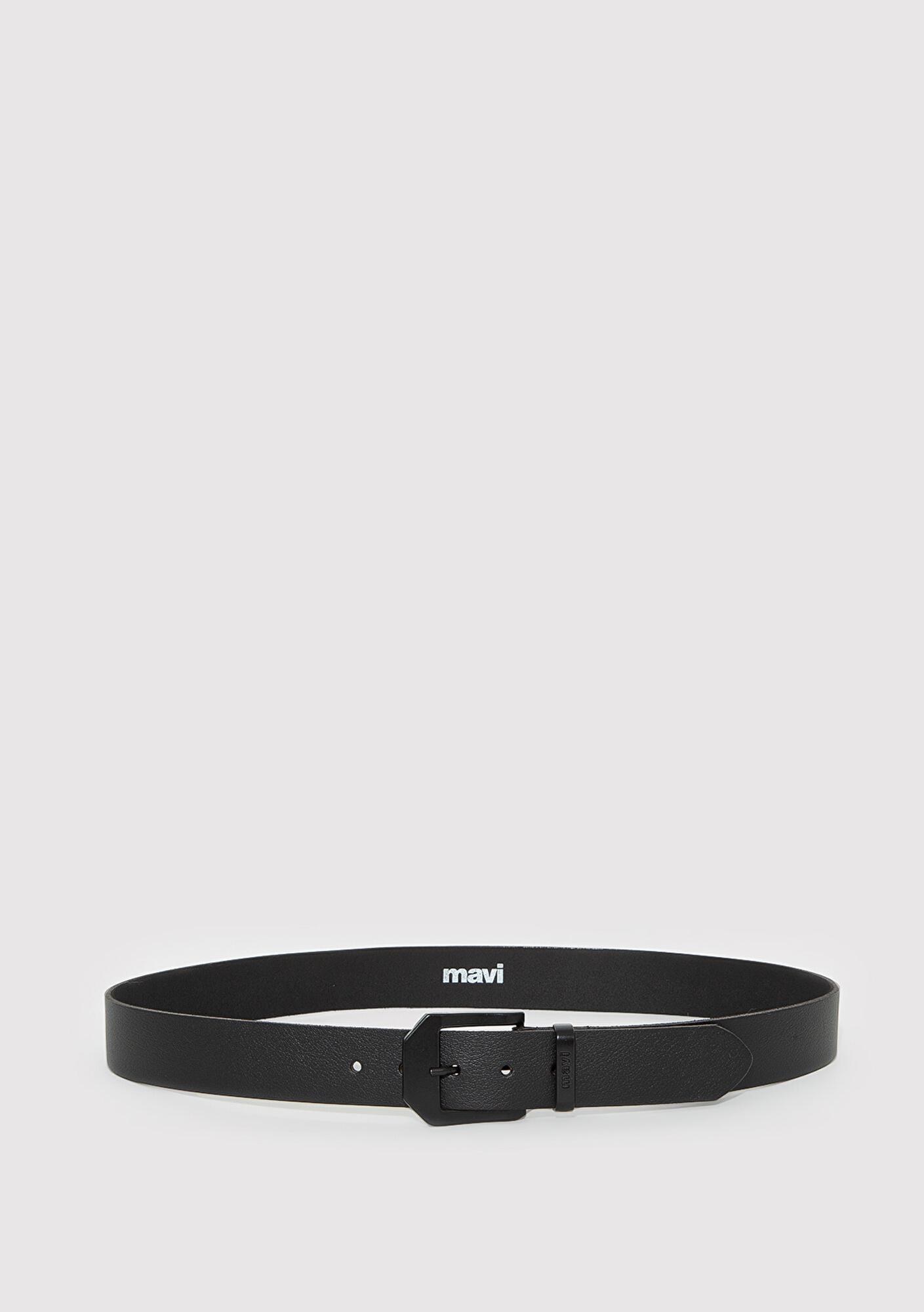 Mavi Siyah Deri Kemer 0911647-900