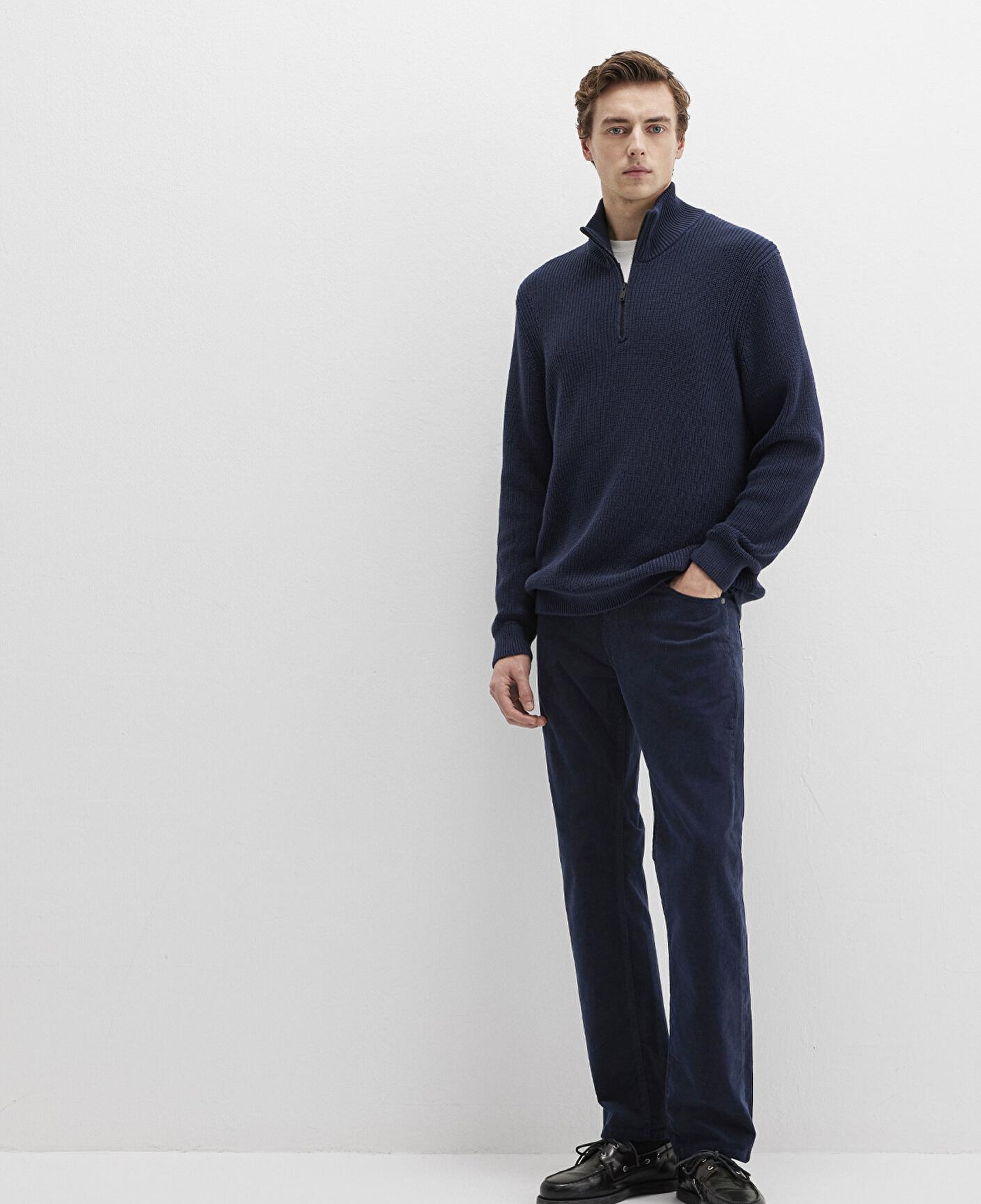 Mavi Hunter Koyu Lacivert Kadife Pantolon 0020282653