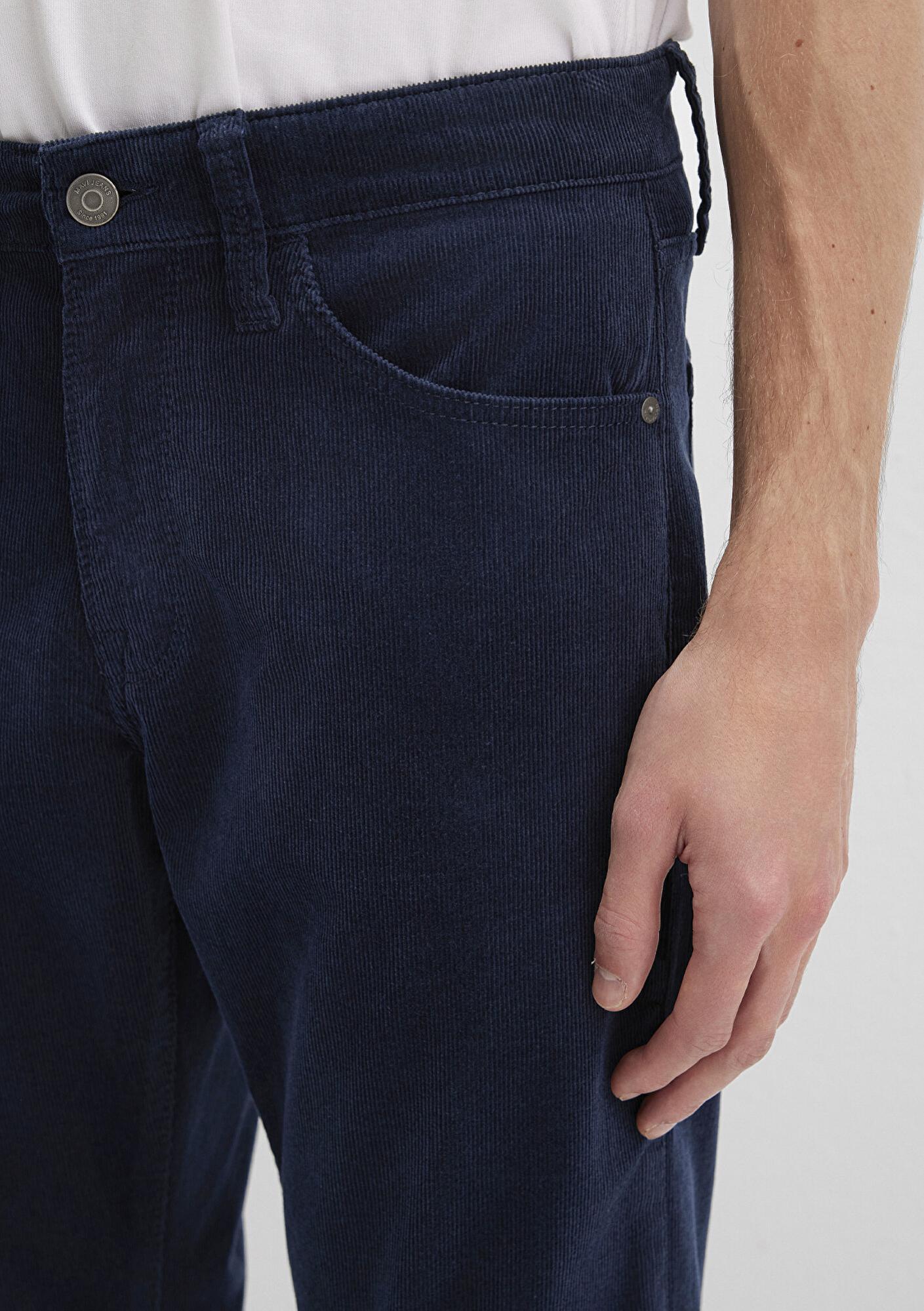 Mavi Hunter Koyu Lacivert Kadife Pantolon 0020282653