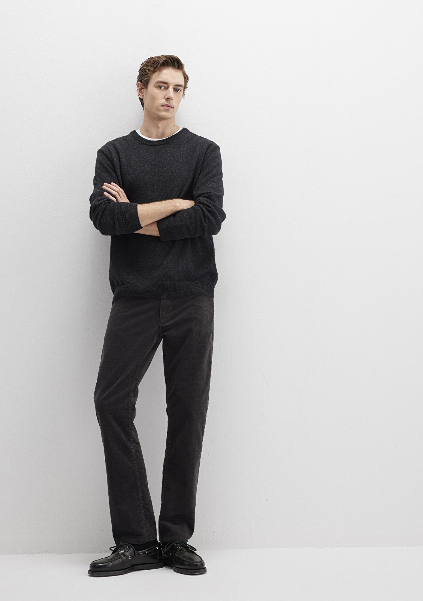 Mavi Hunter Koyu Antrasit Kadife Pantolon 0020235665