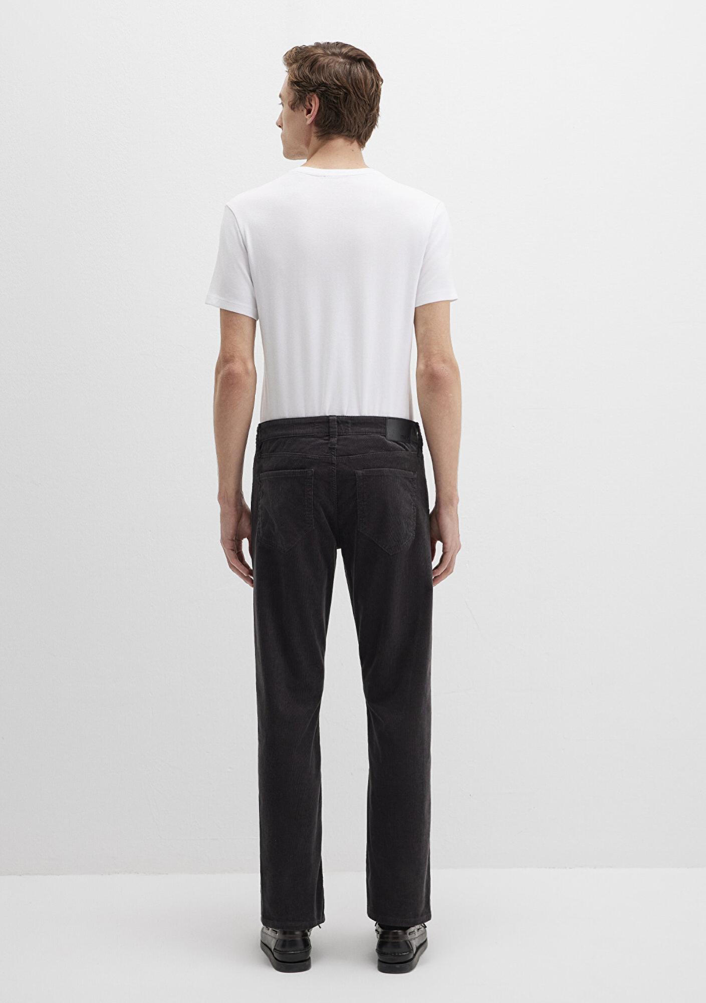 Mavi Hunter Koyu Antrasit Kadife Pantolon 0020235665