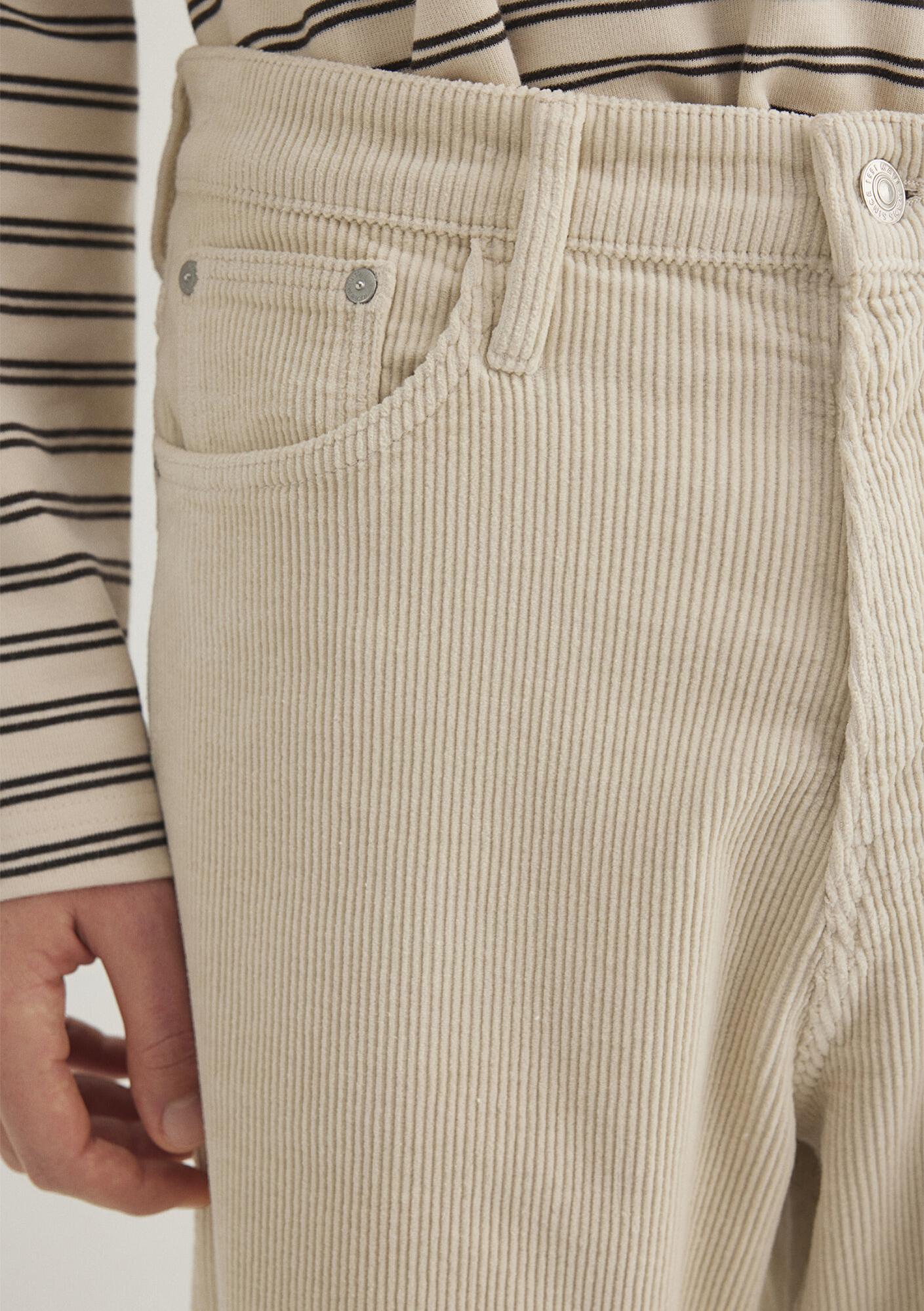 Mavi Atlanta Street Ekru Kadife Pantolon 0010305-89111