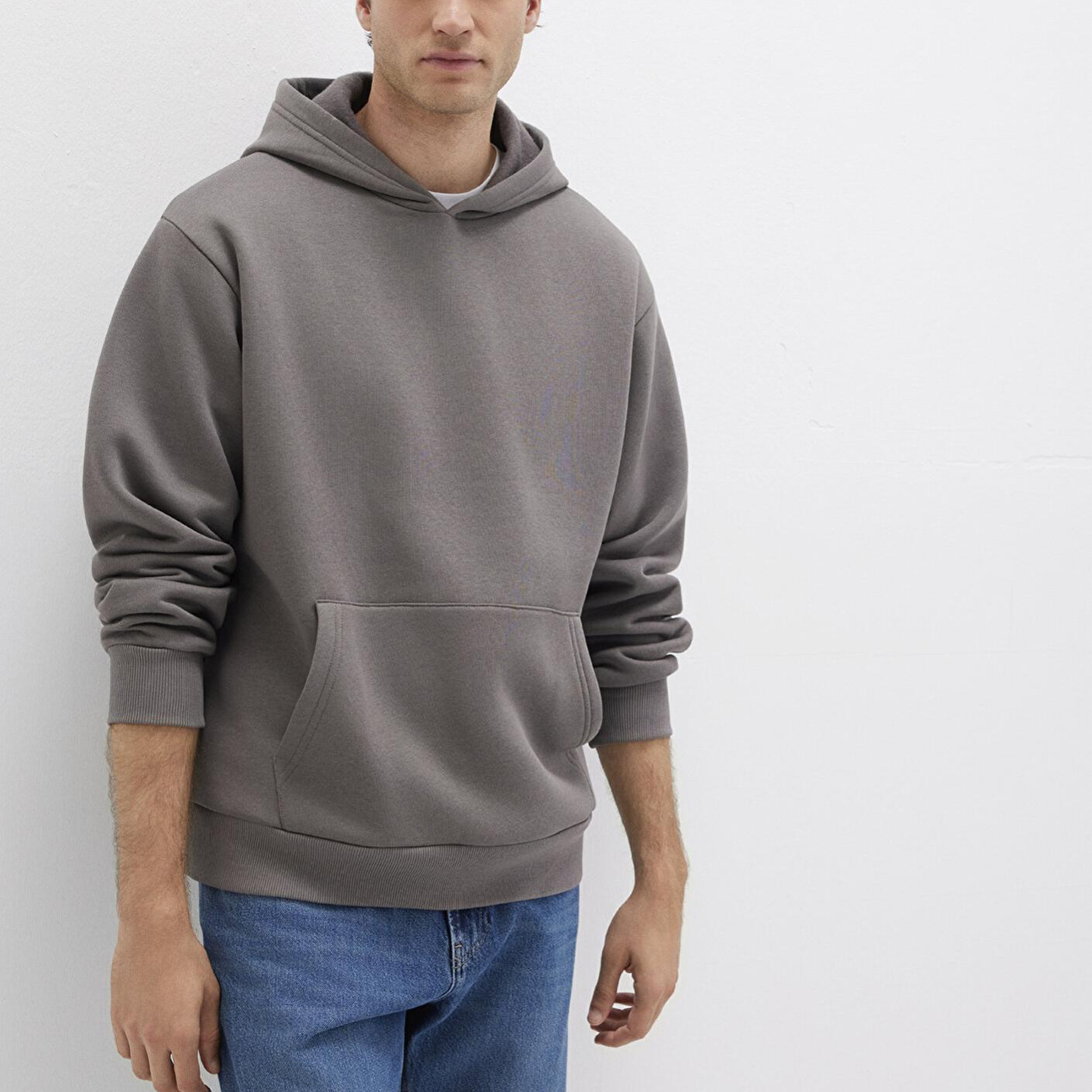 Mavi Kapüşonlu Antrasit Basic Sweatshirt 0S10275-70096