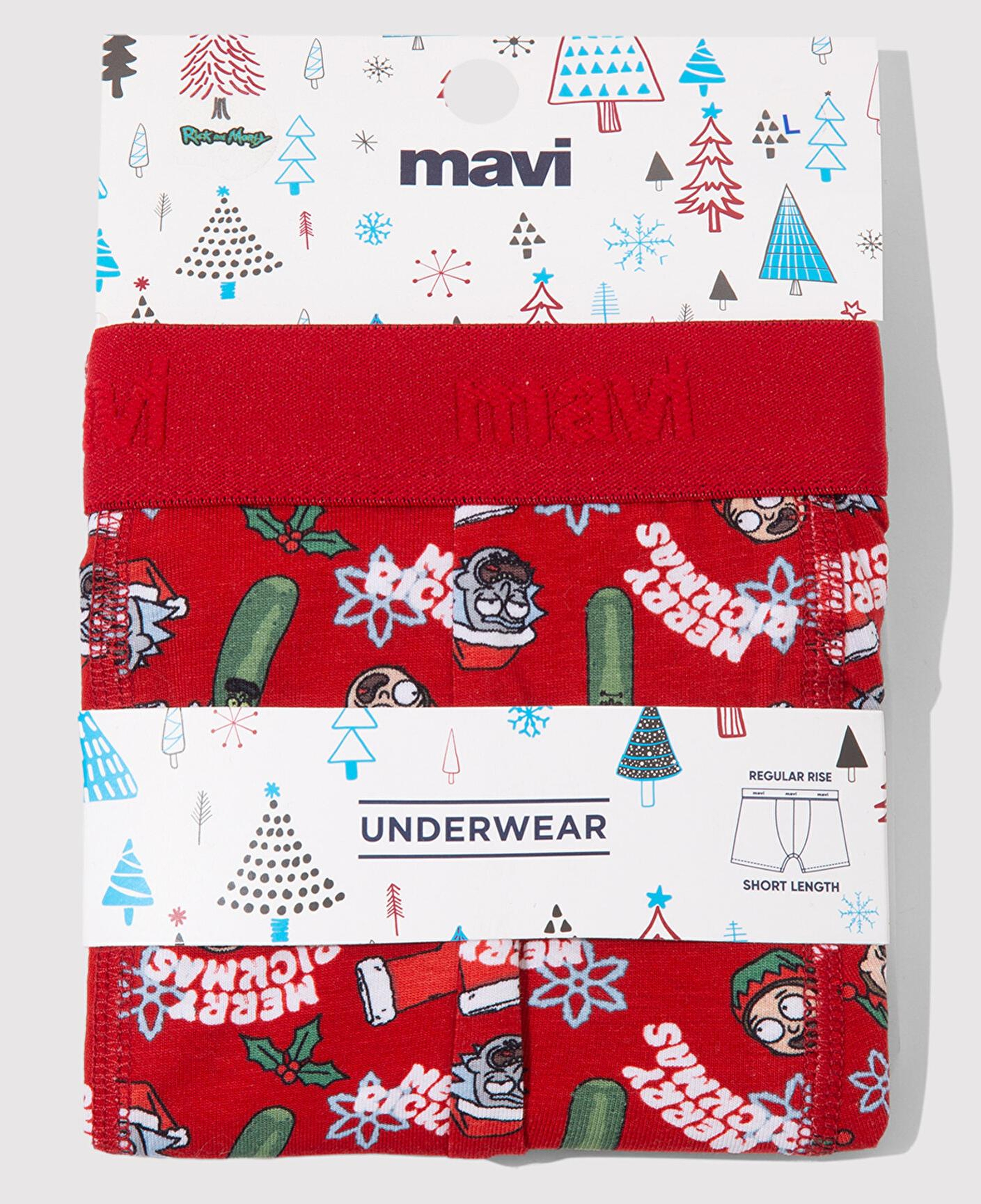 Mavi Yılbaşı Temalı Rick And Morty Boxer 0911246-32421