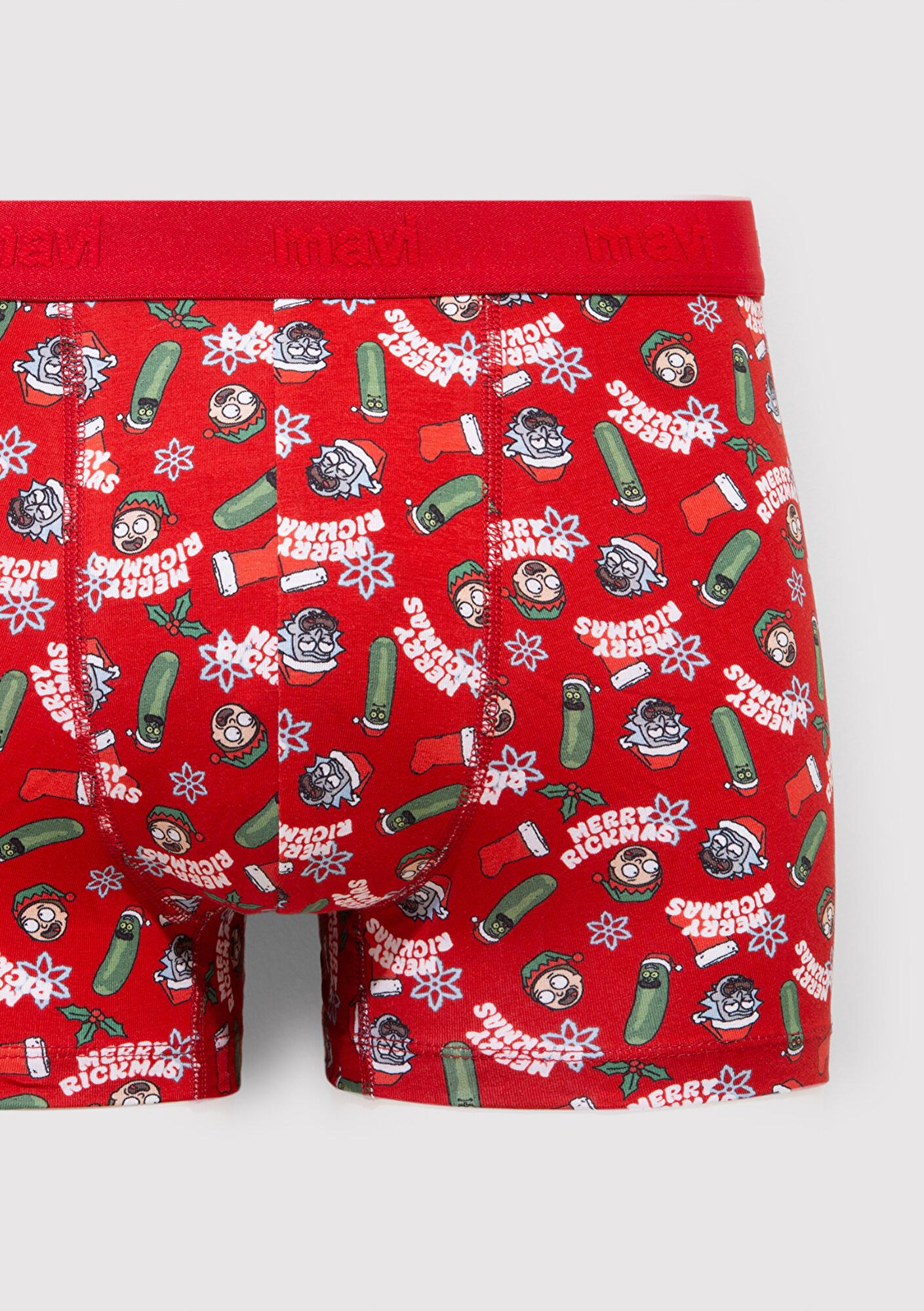 Mavi Yılbaşı Temalı Rick And Morty Boxer 0911246-32421