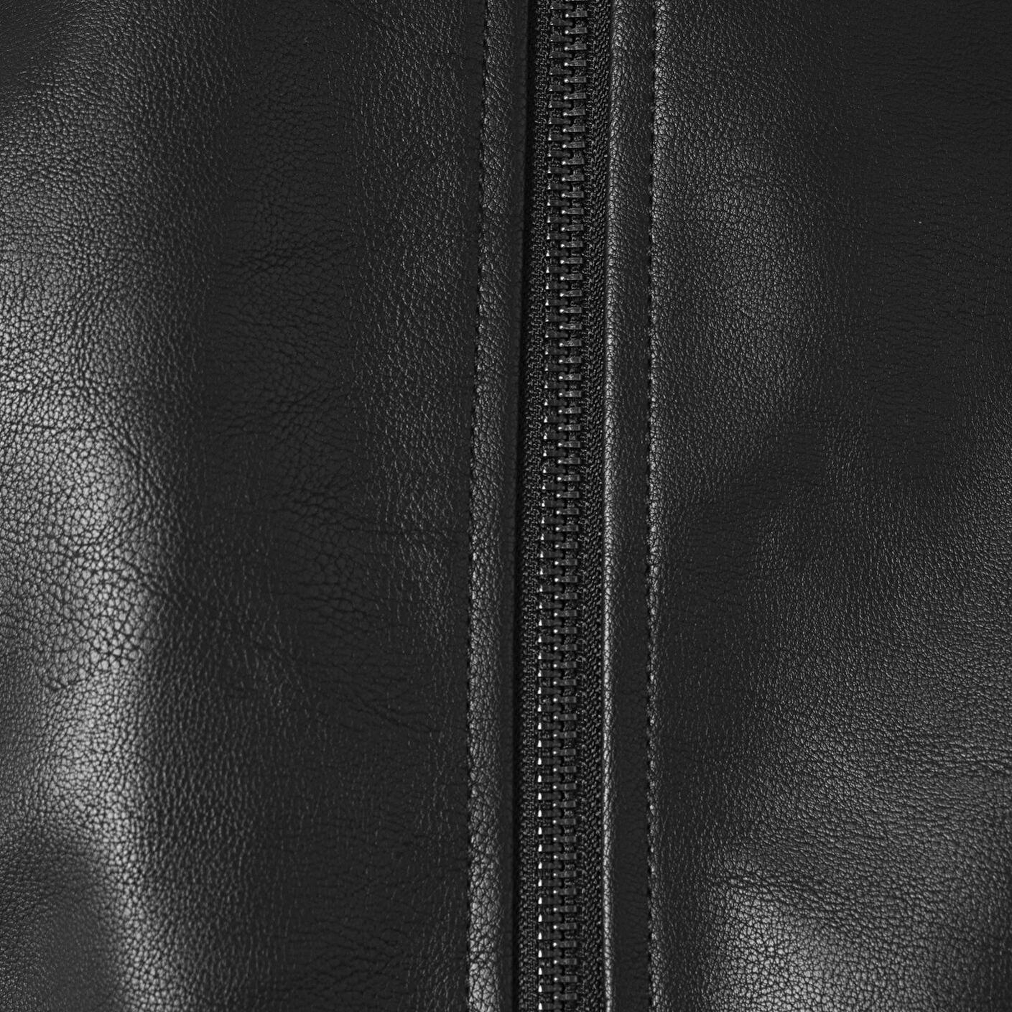 Mavi Siyah Suni Deri Ceket Fitted / Vücuda Oturan Kesim 1110598-900