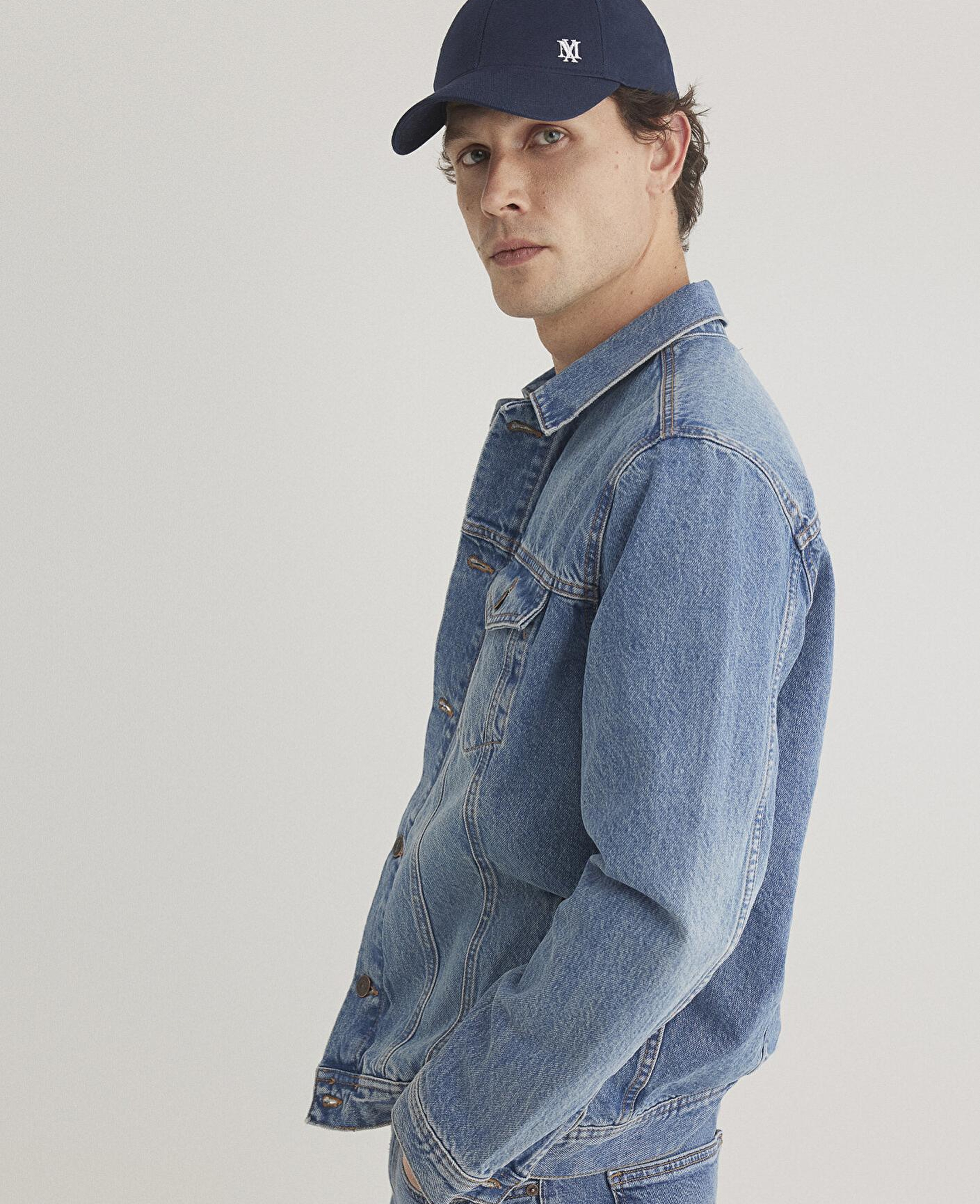 Mavi Drake Classic Denim Puslu Indigo Mavi Jean Ceket 010143-89136