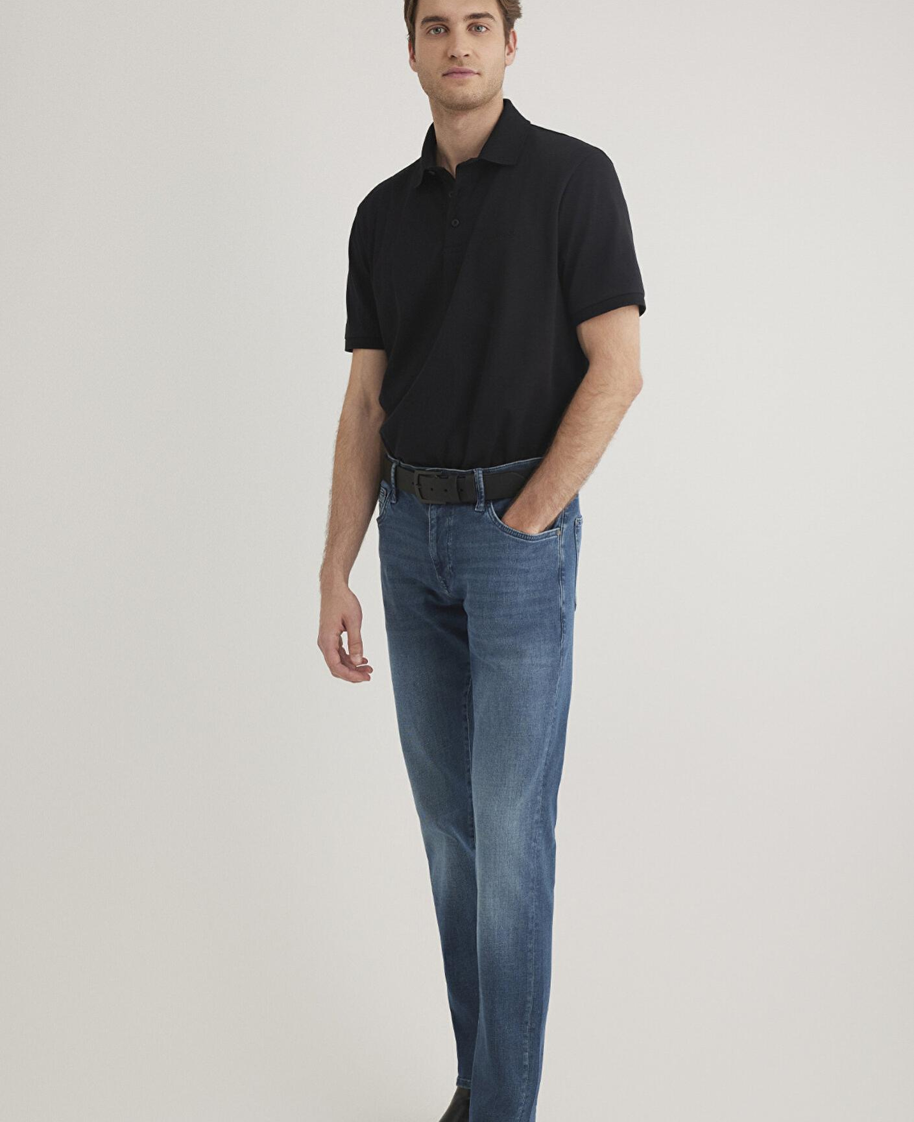 Mavi Mavi Black Siyah Polo Tişört Regular Fit / Normal Kesim 0612520-900