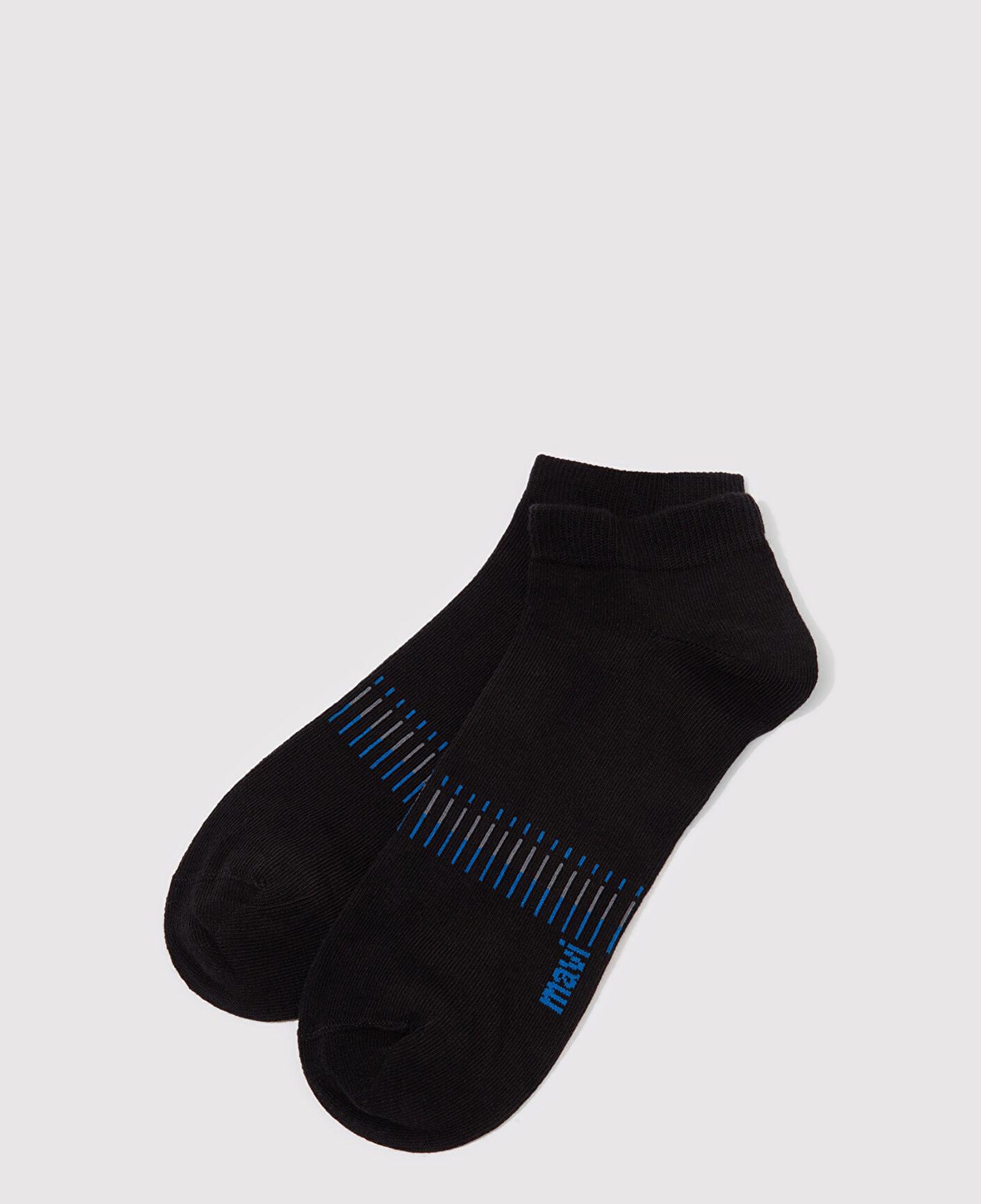 Mavi Siyah Patik Çorap 092577-900