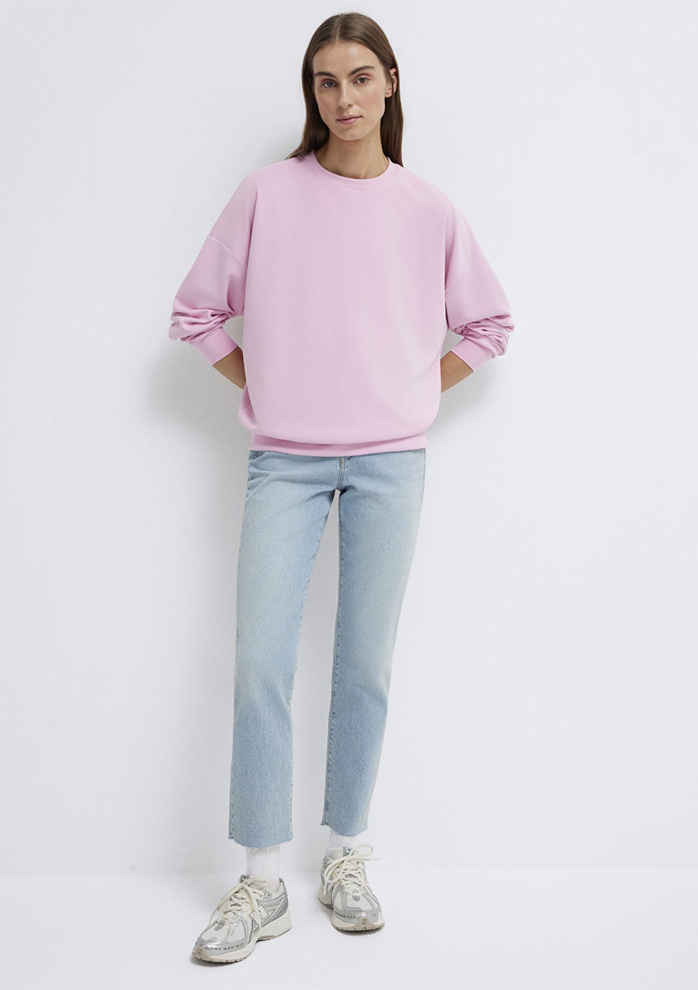 Mavi Lux Touch (TENCEL™) Model Pembe Sweatshirt 168837-71117