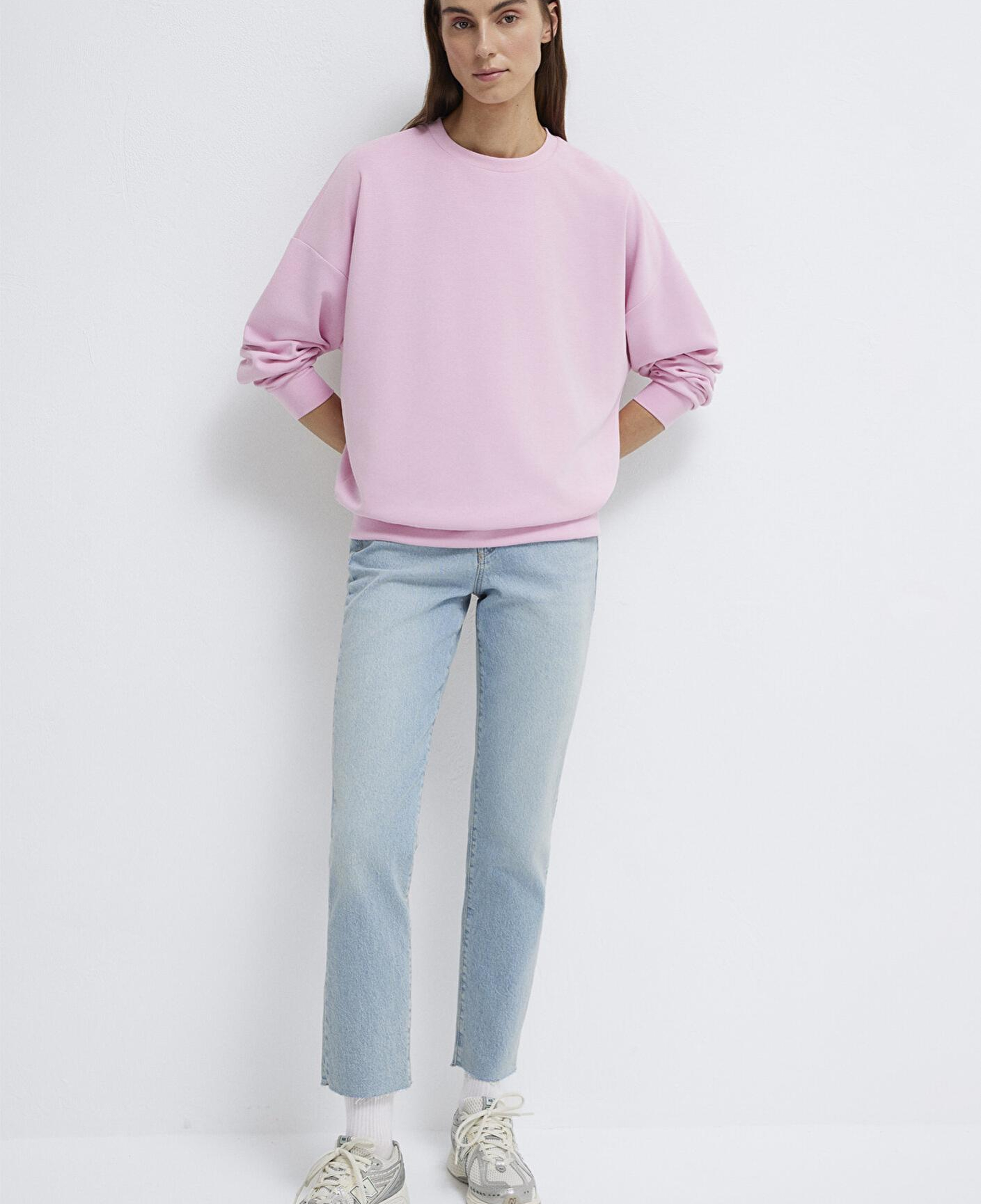 Mavi Lux Touch (TENCEL™) Model Pembe Sweatshirt 168837-71117
