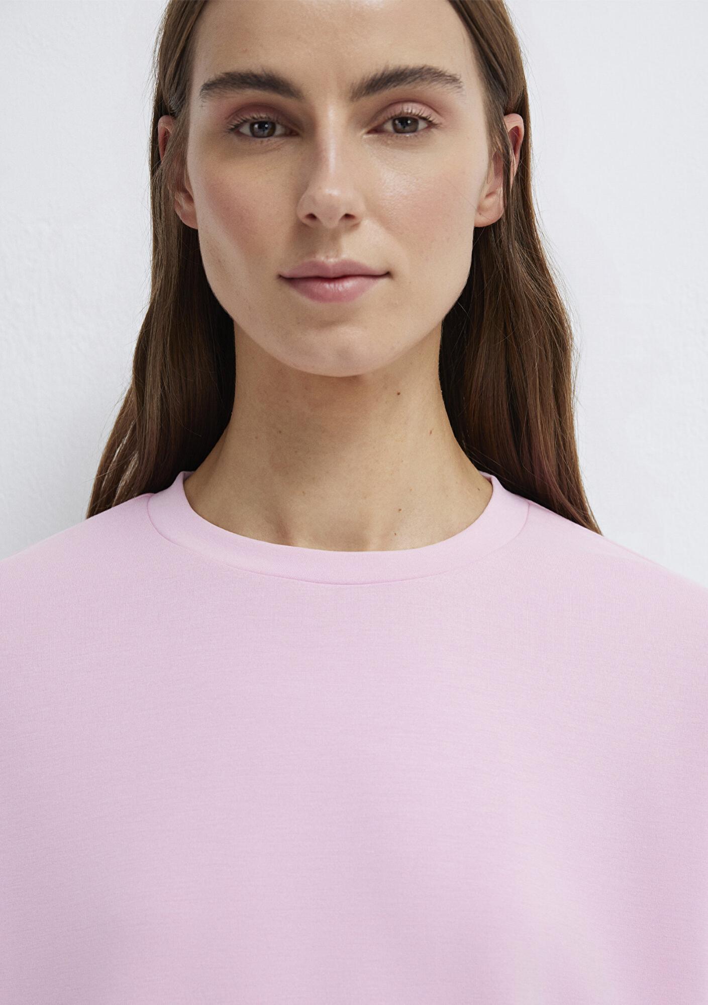 Mavi Lux Touch (TENCEL™) Model Pembe Sweatshirt 168837-71117