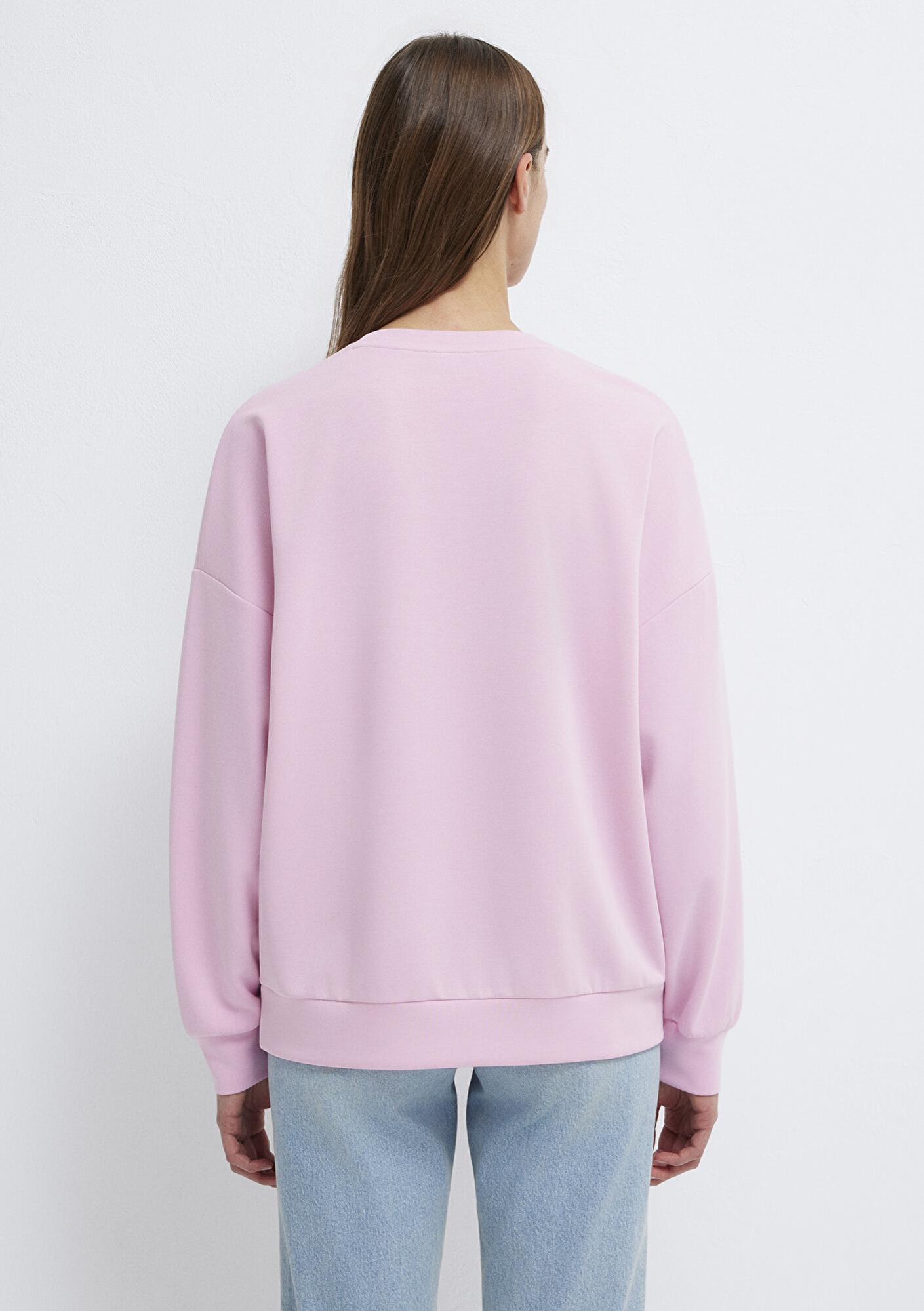 Mavi Lux Touch (TENCEL™) Model Pembe Sweatshirt 168837-71117