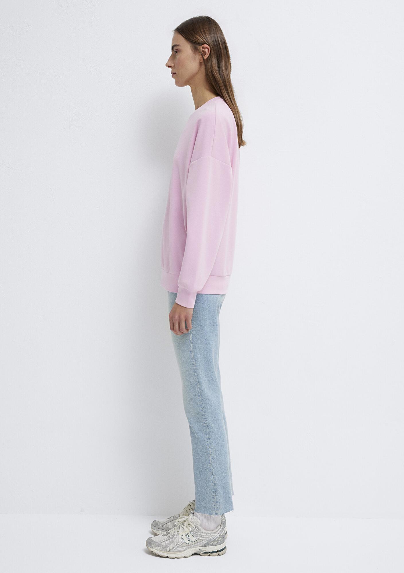 Mavi Lux Touch (TENCEL™) Model Pembe Sweatshirt 168837-71117