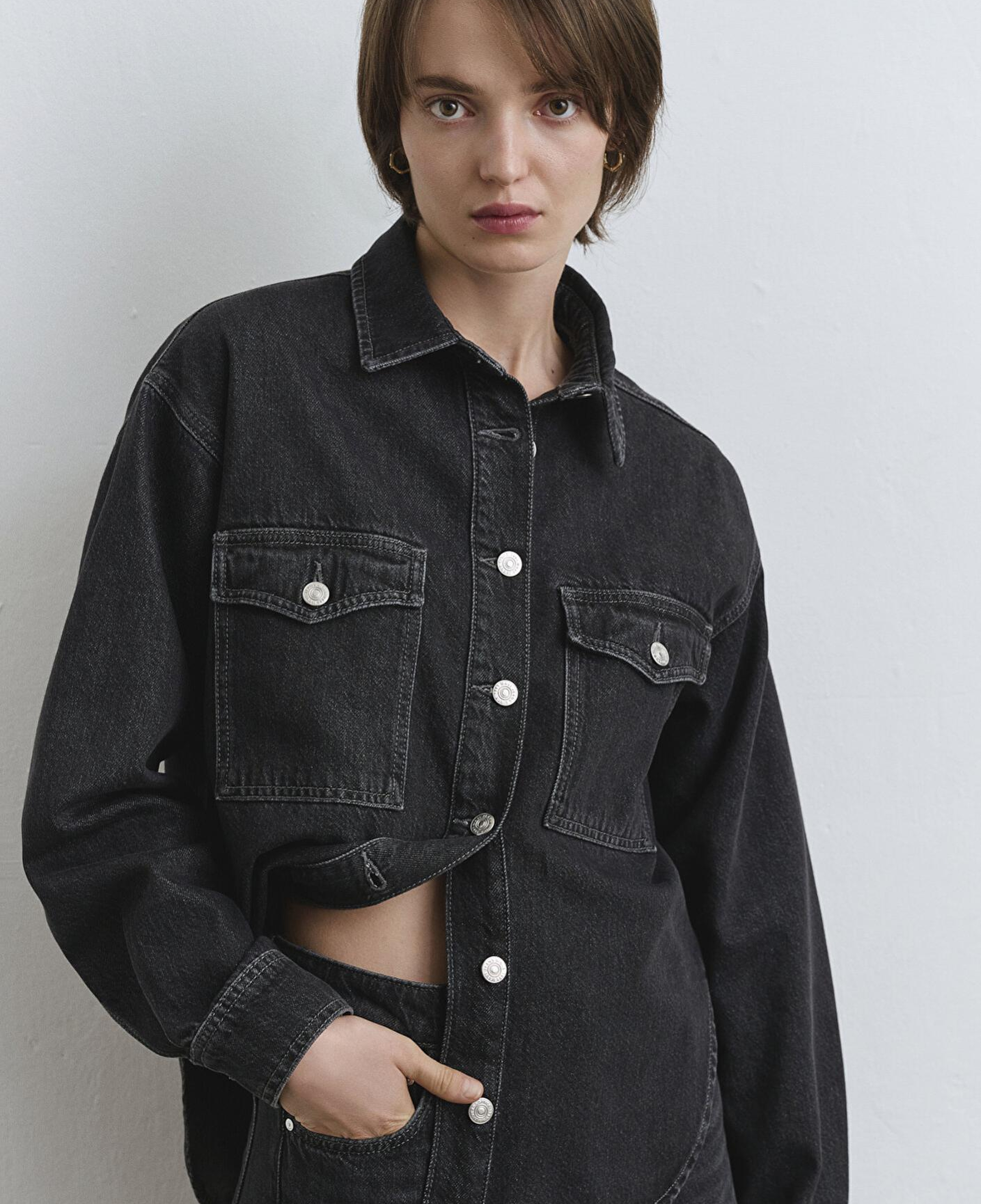 Mavi Bekka Classic Denim Antrasit Jean Gömlek Boyfriend 1211000-89238