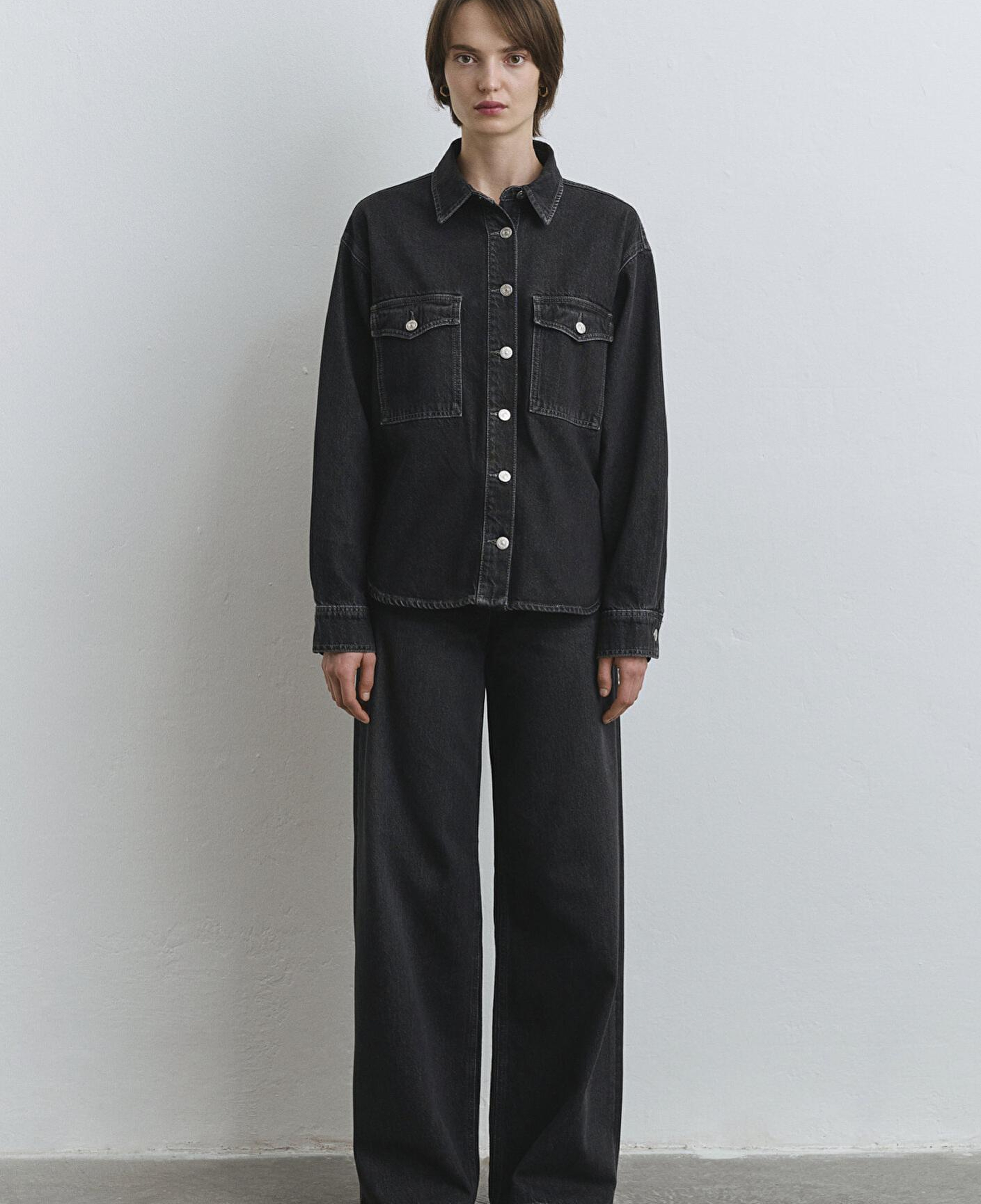 Mavi Bekka Classic Denim Antrasit Jean Gömlek Boyfriend 1211000-89238