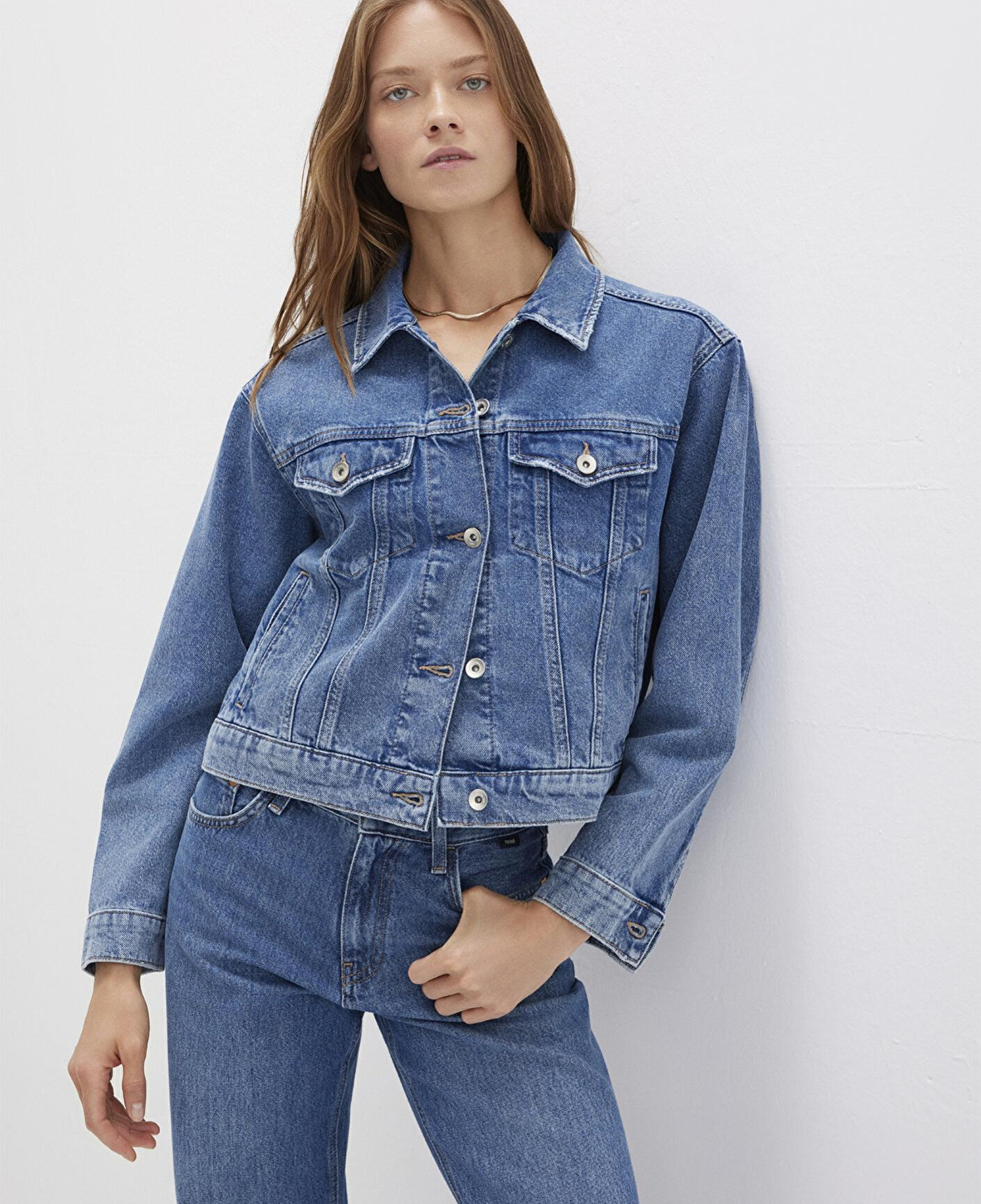 Mavi Megi Mavi Premium Indigo Mavisi Jean Ceket 1110389-89162