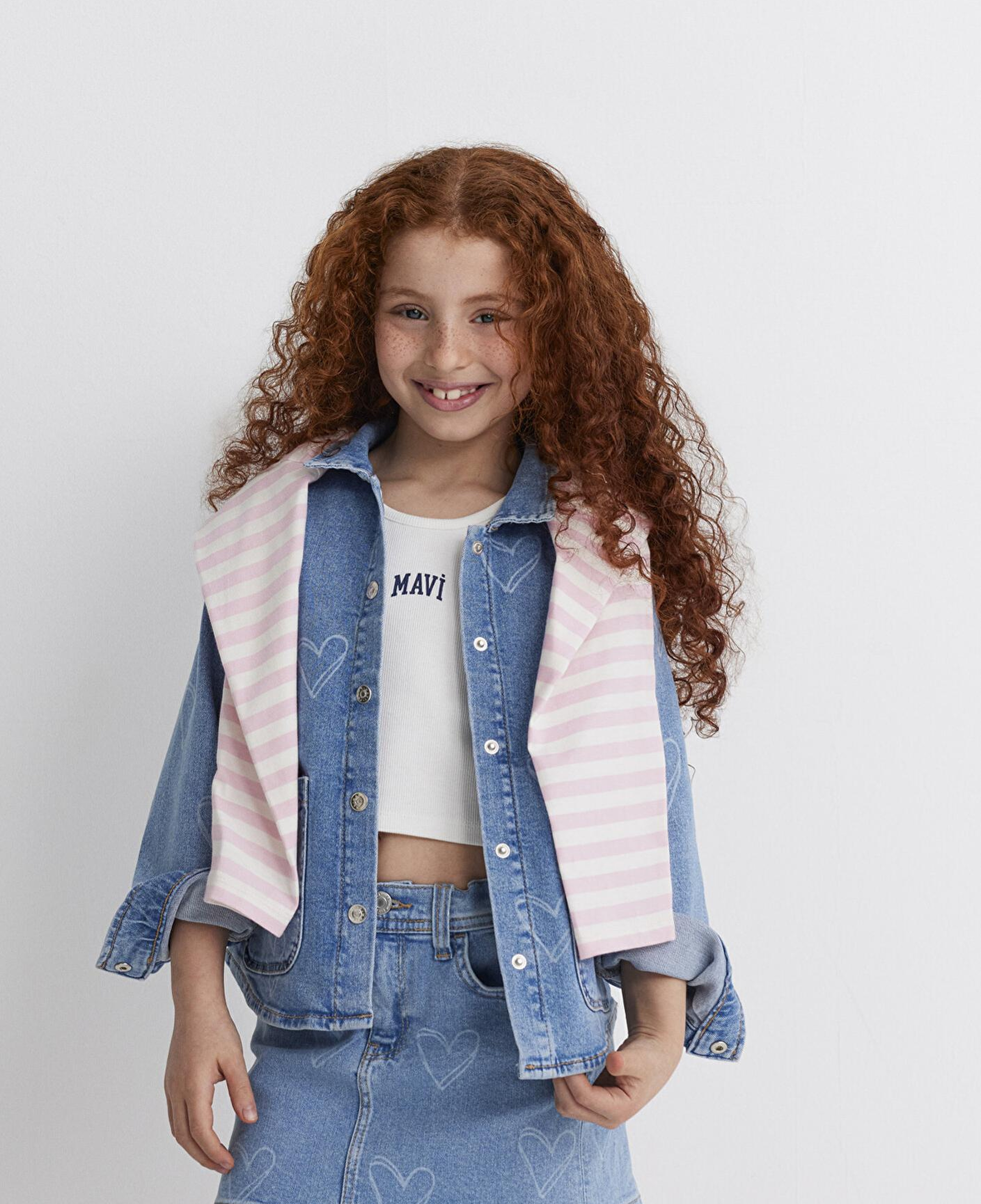 Mavi Lullu Açık Mavi Jean Gömlek Regular Fit / Normal Kesim 7210002-89486