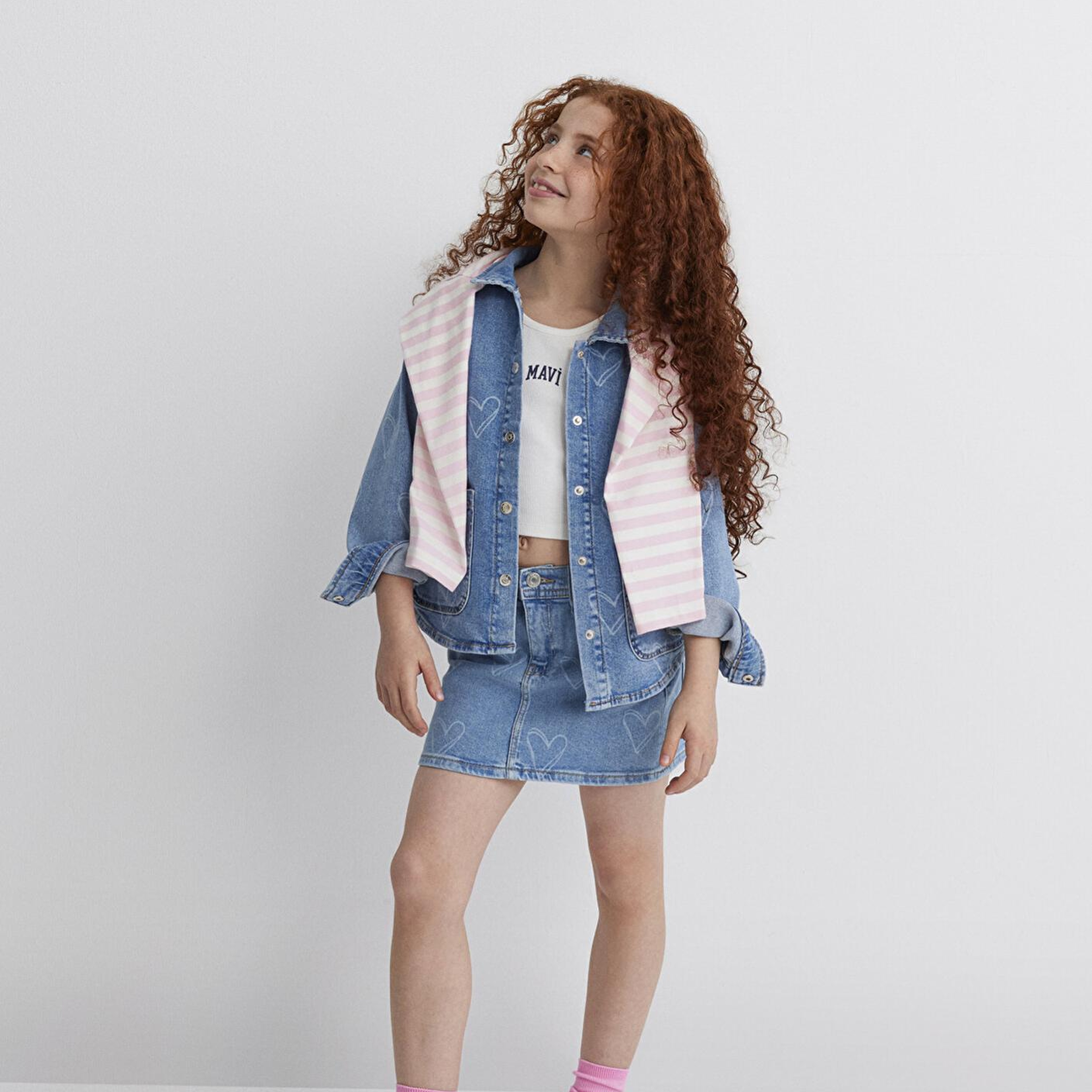 Mavi Lullu Açık Mavi Jean Gömlek Regular Fit / Normal Kesim 7210002-89486