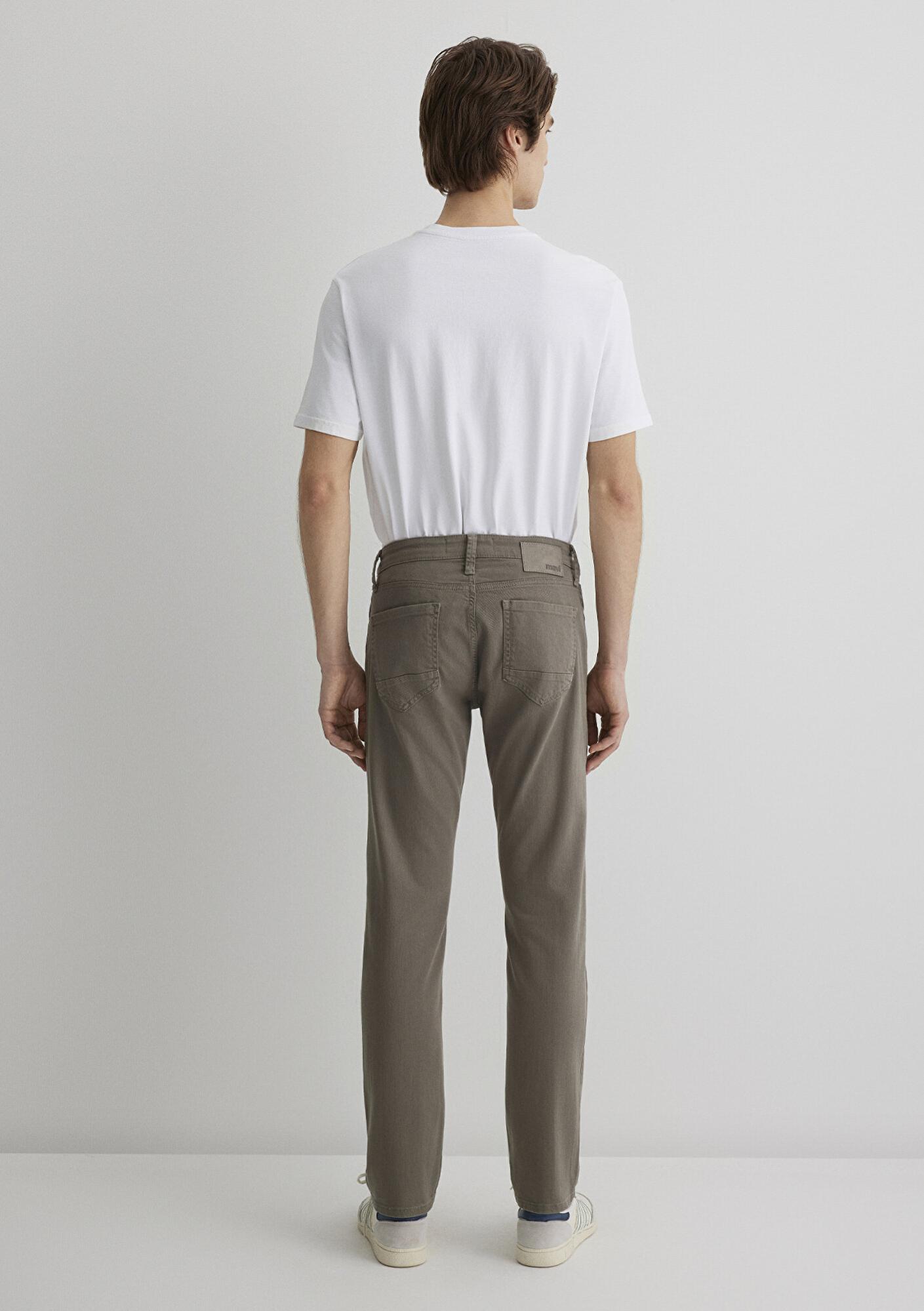 Mavi Marcus Puslu Zeytin Yeşili Comfort Gabardin Pantolon 0035188050