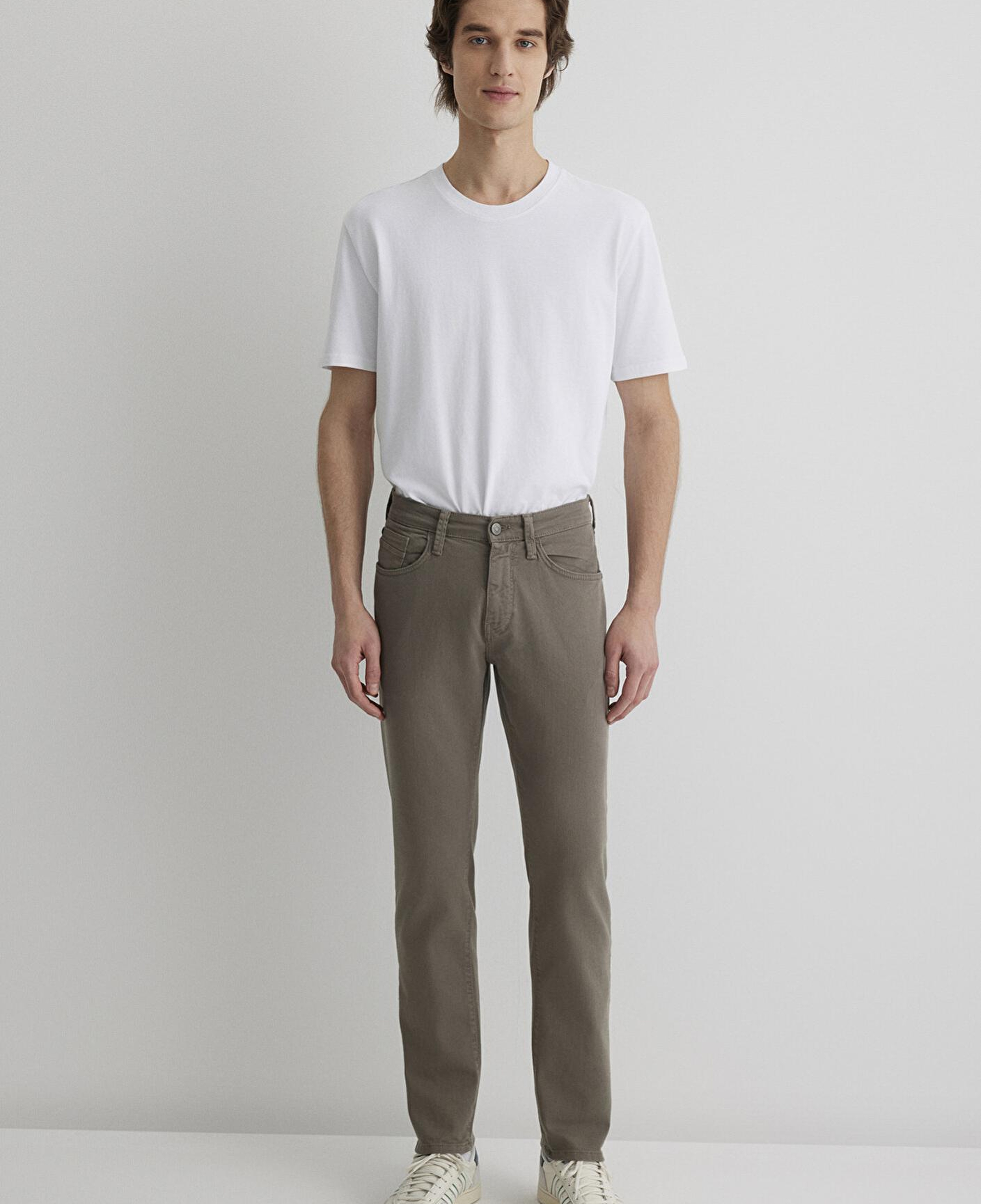 Mavi Marcus Puslu Zeytin Yeşili Comfort Gabardin Pantolon 0035188050