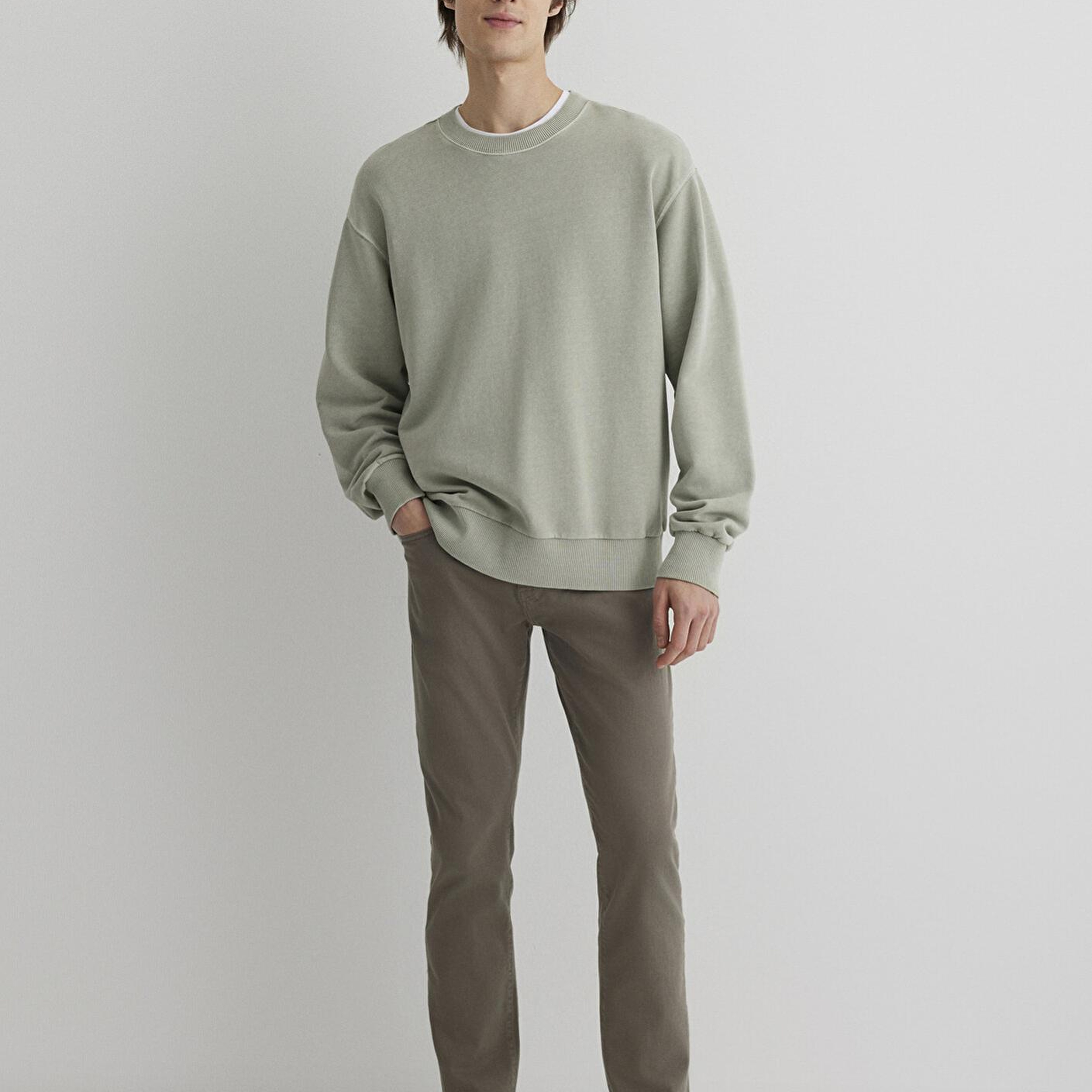 Mavi Marcus Puslu Zeytin Yeşili Comfort Gabardin Pantolon 0035188050