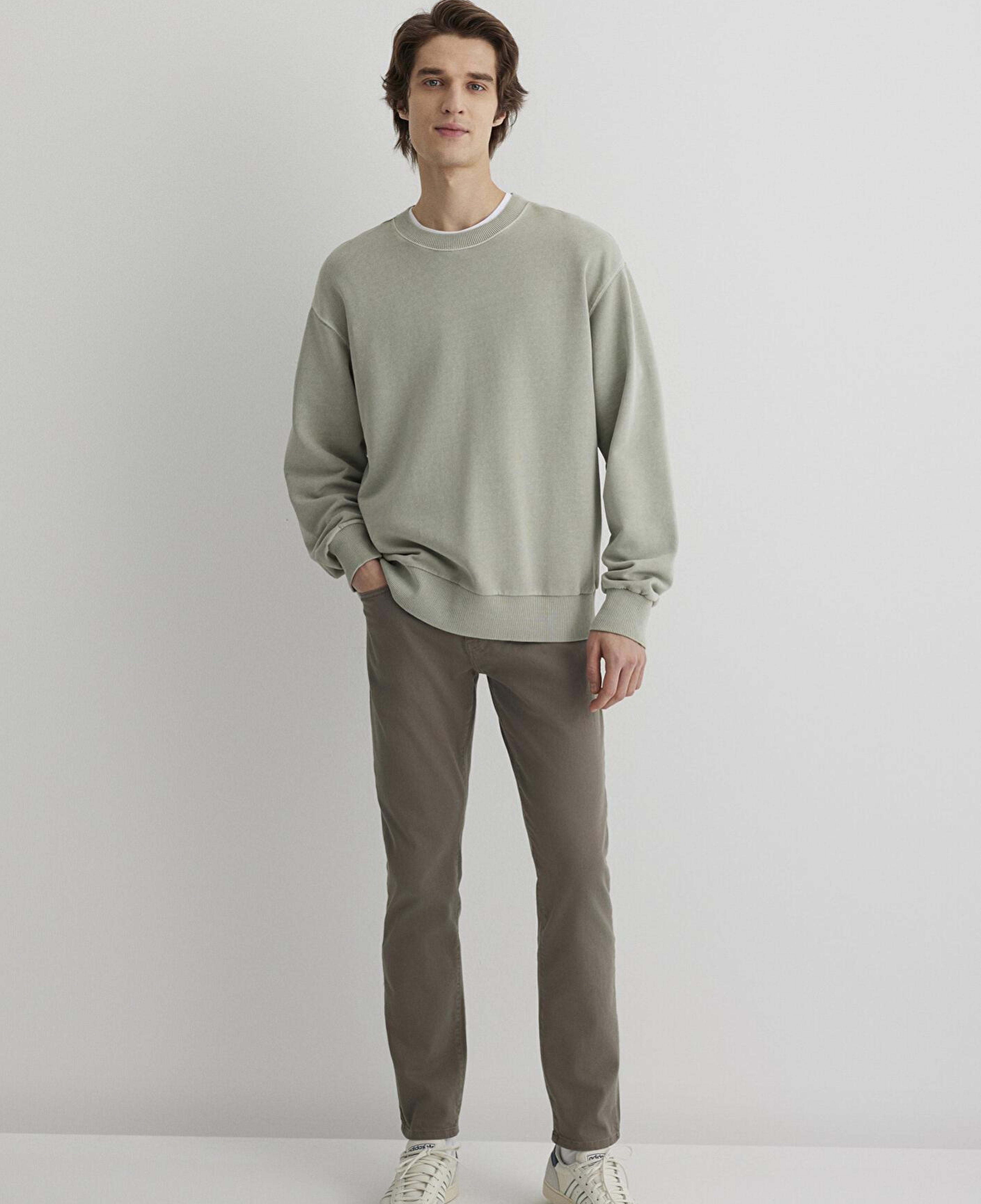 Mavi Marcus Puslu Zeytin Yeşili Comfort Gabardin Pantolon 0035188050