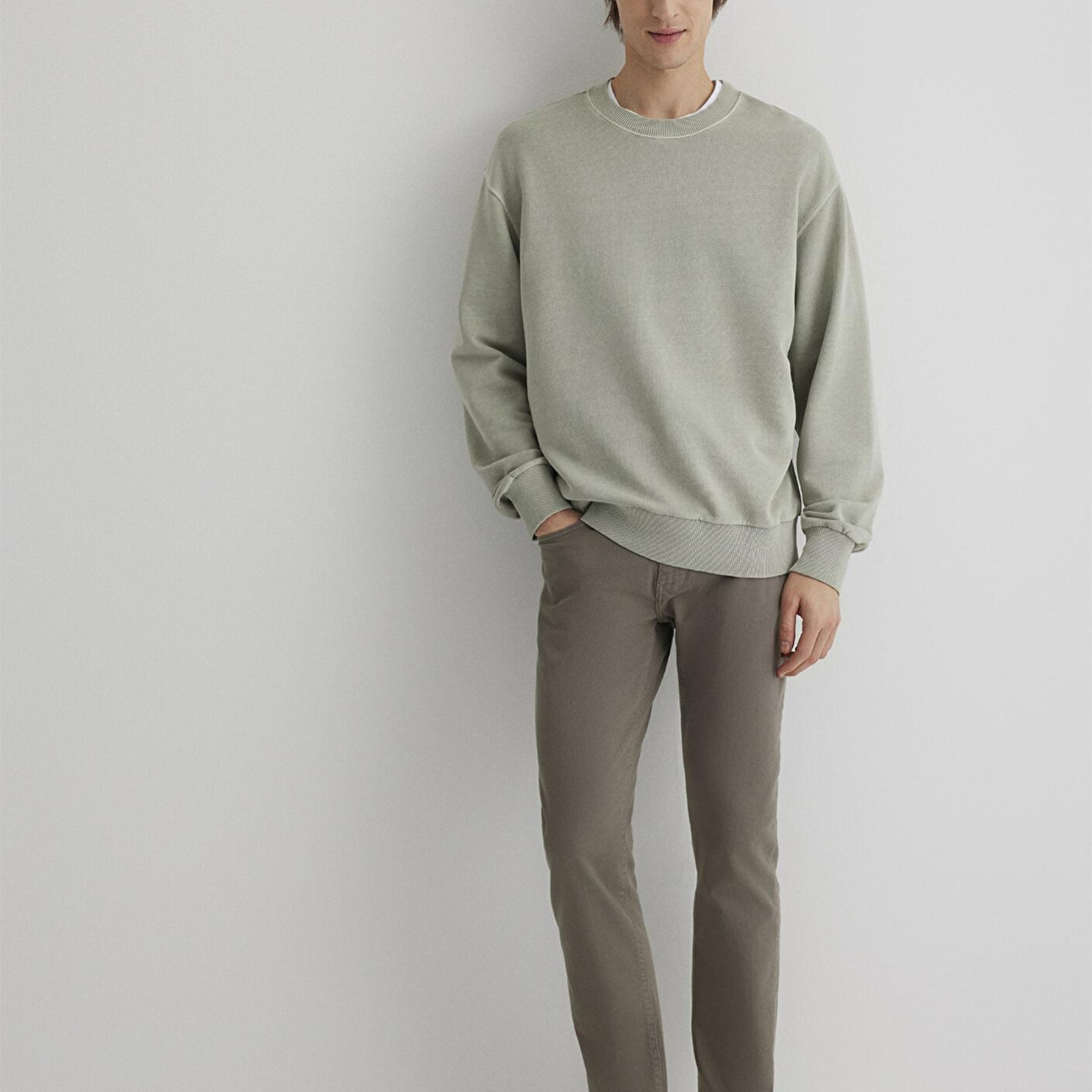 Mavi Marcus Puslu Zeytin Yeşili Comfort Gabardin Pantolon 0035188050