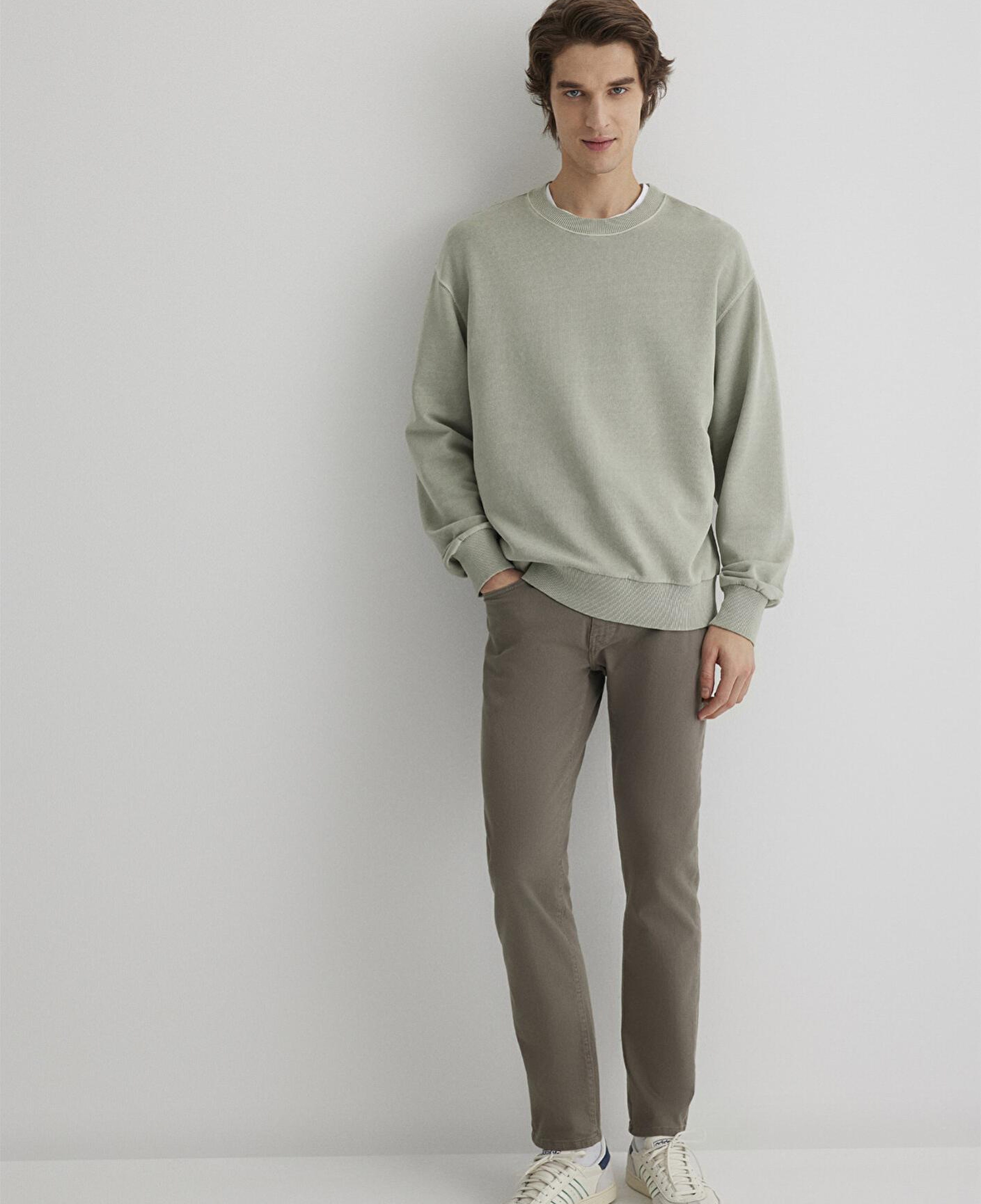 Mavi Marcus Puslu Zeytin Yeşili Comfort Gabardin Pantolon 0035188050