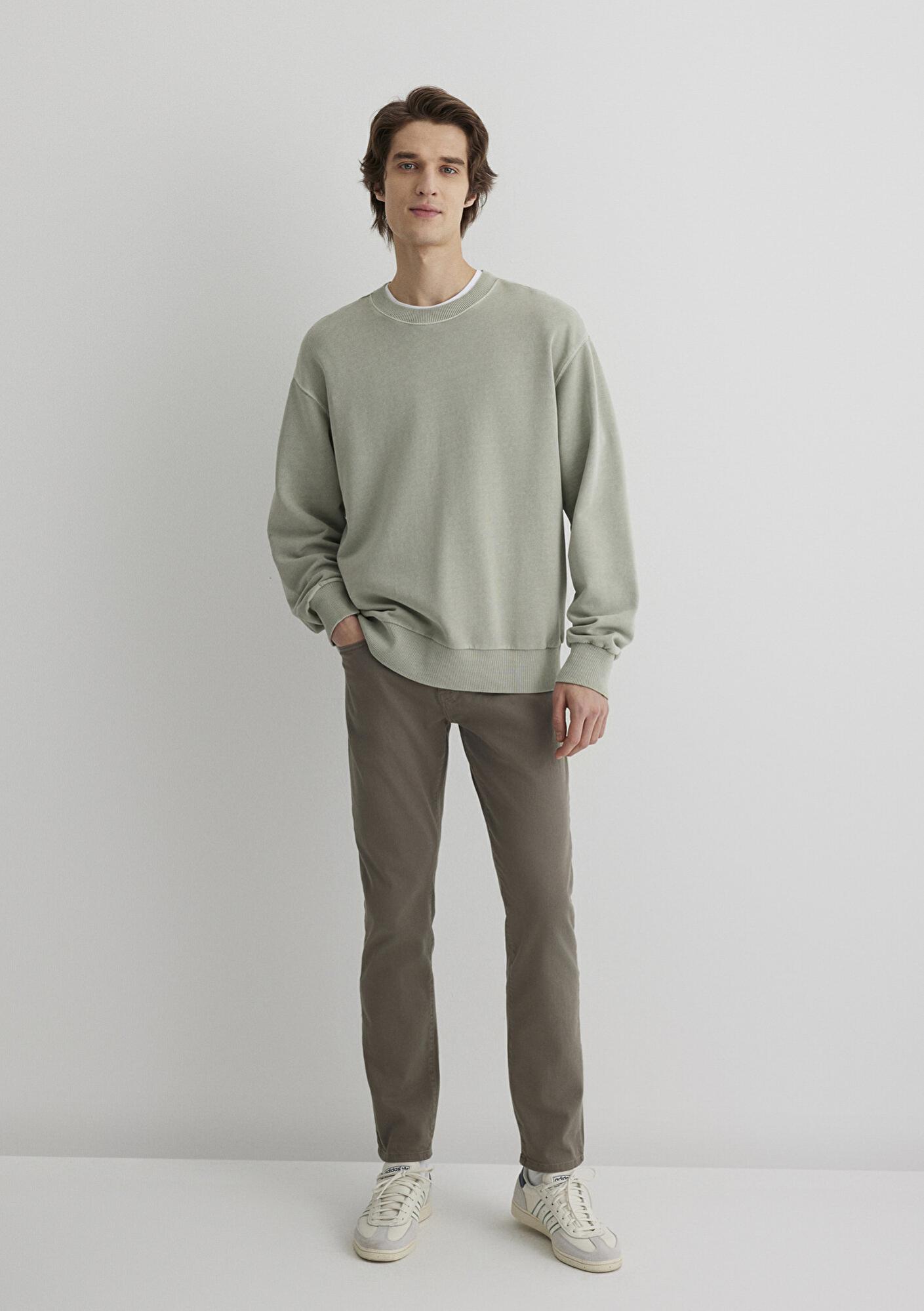 Mavi Marcus Puslu Zeytin Yeşili Comfort Gabardin Pantolon 0035188050