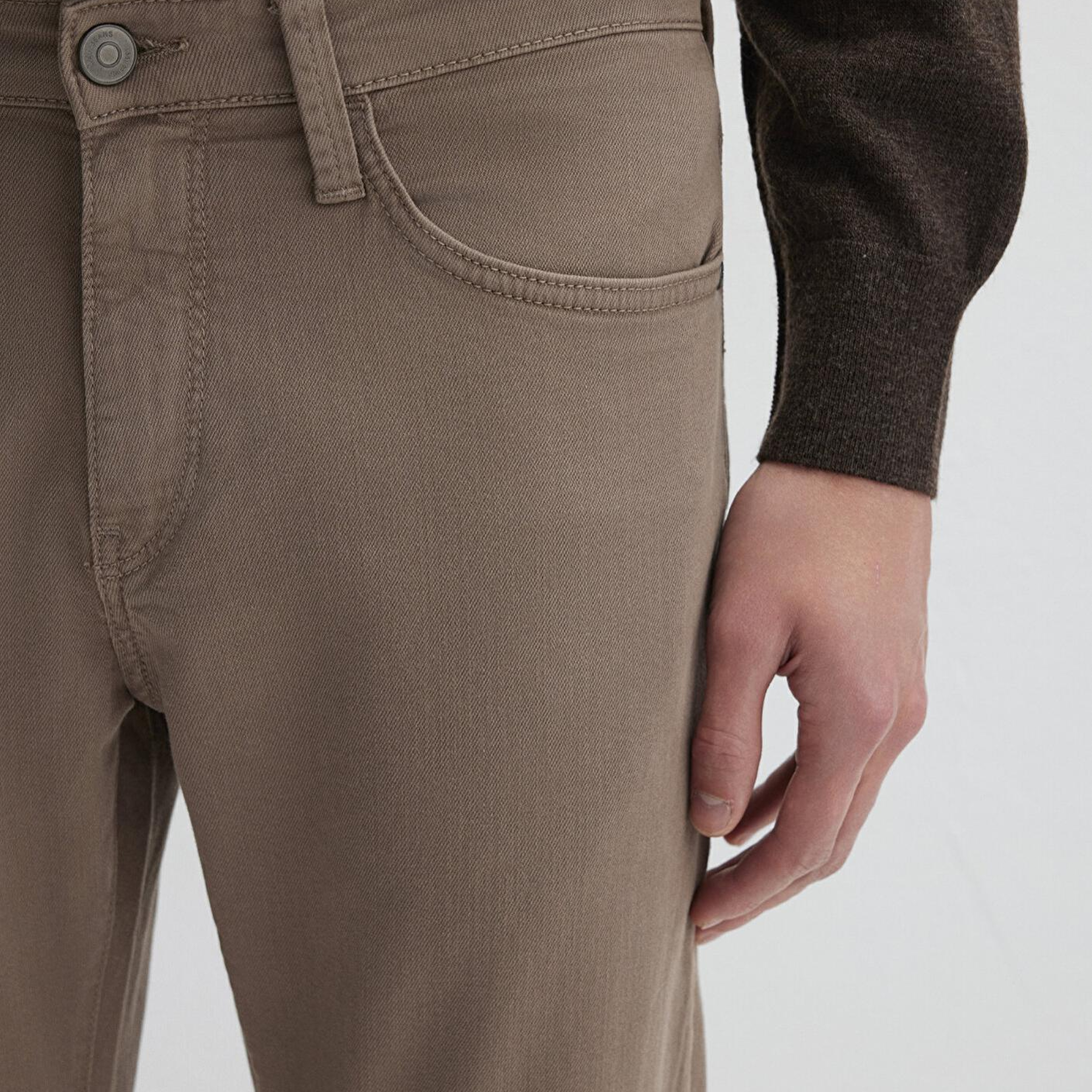 Mavi Marcus Kahverengi Comfort Gabardin Pantolon 0035189452