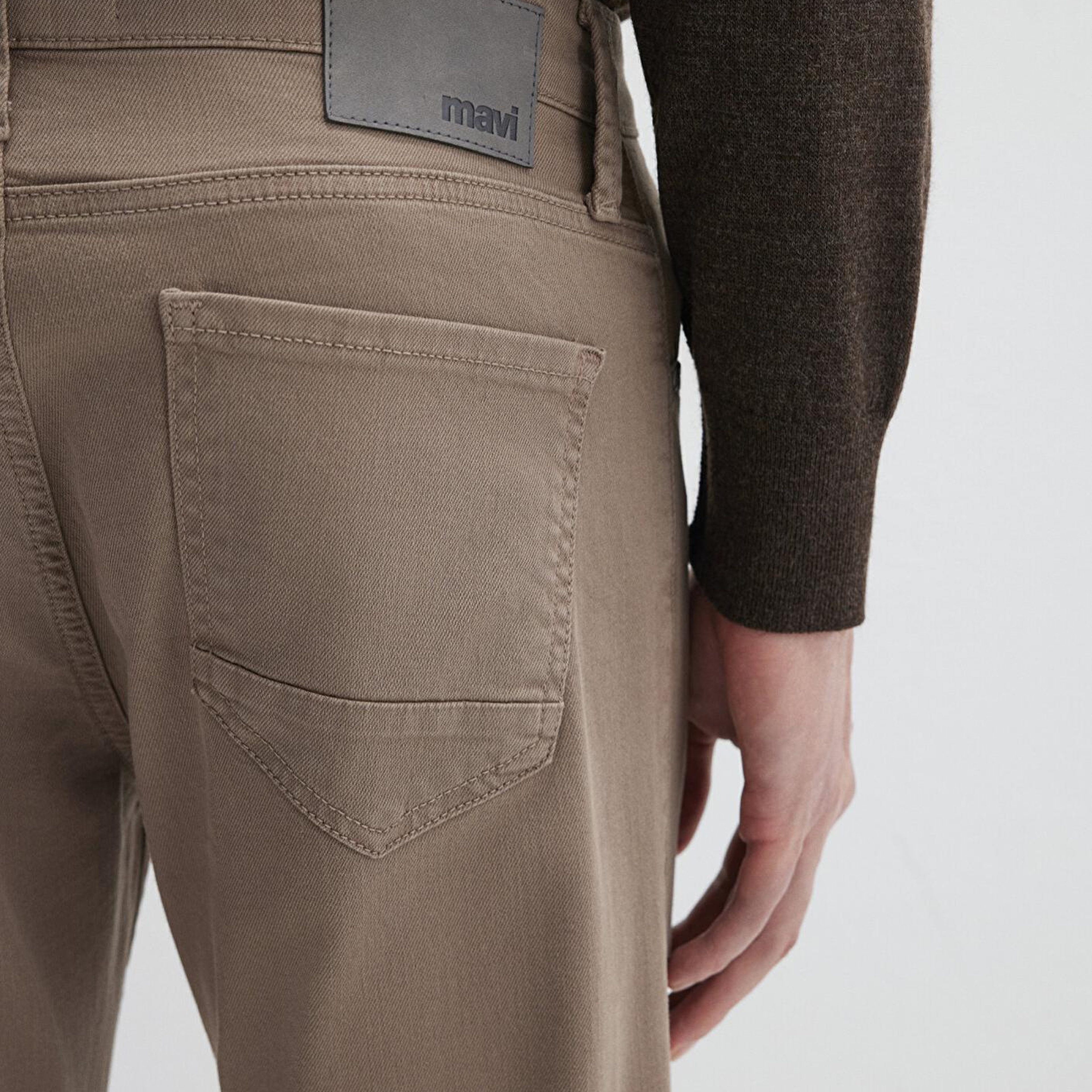 Mavi Marcus Kahverengi Comfort Gabardin Pantolon 0035189452