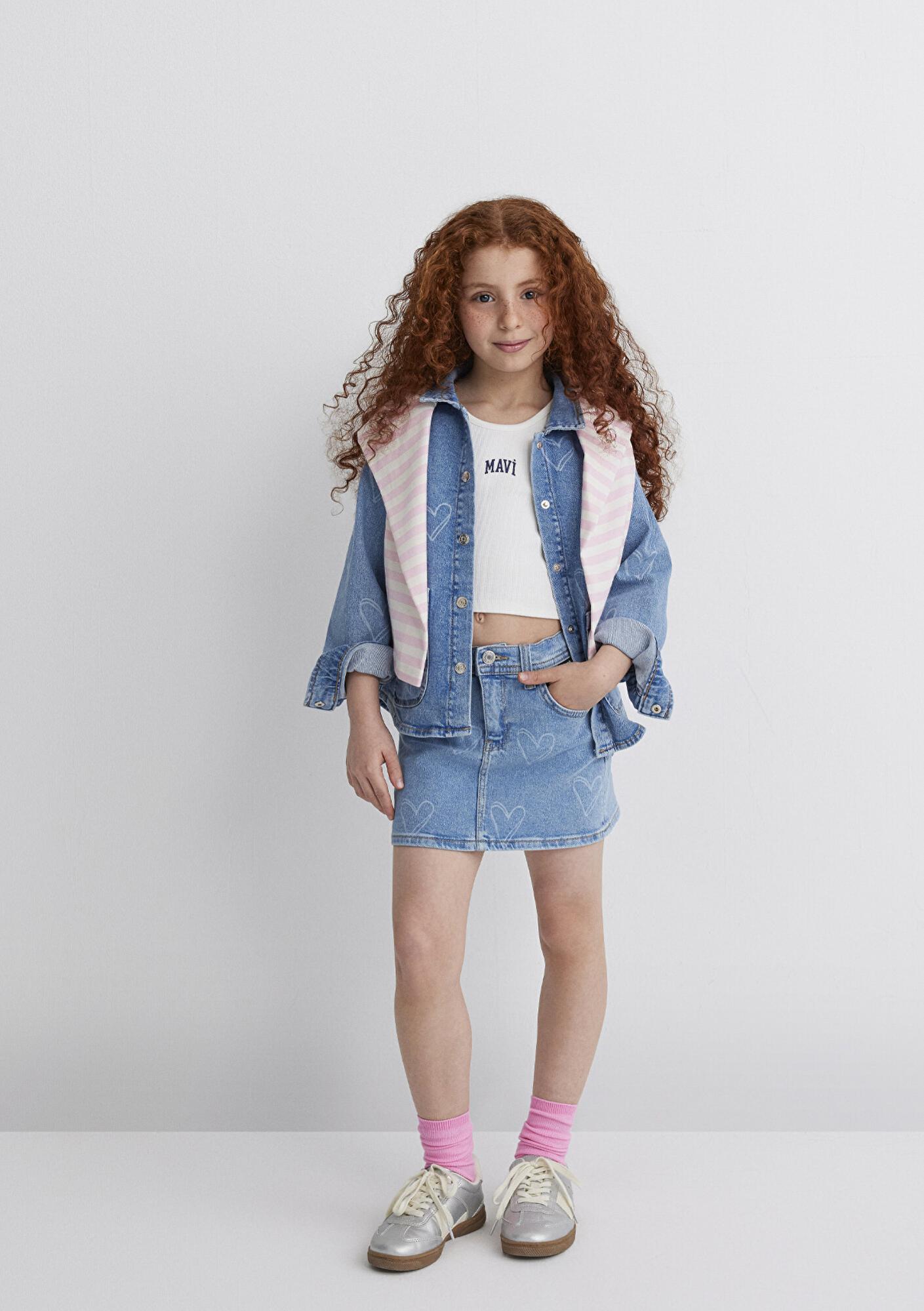 Mavi Lullu Açık Mavi Jean Gömlek Regular Fit / Normal Kesim 7210002-89486