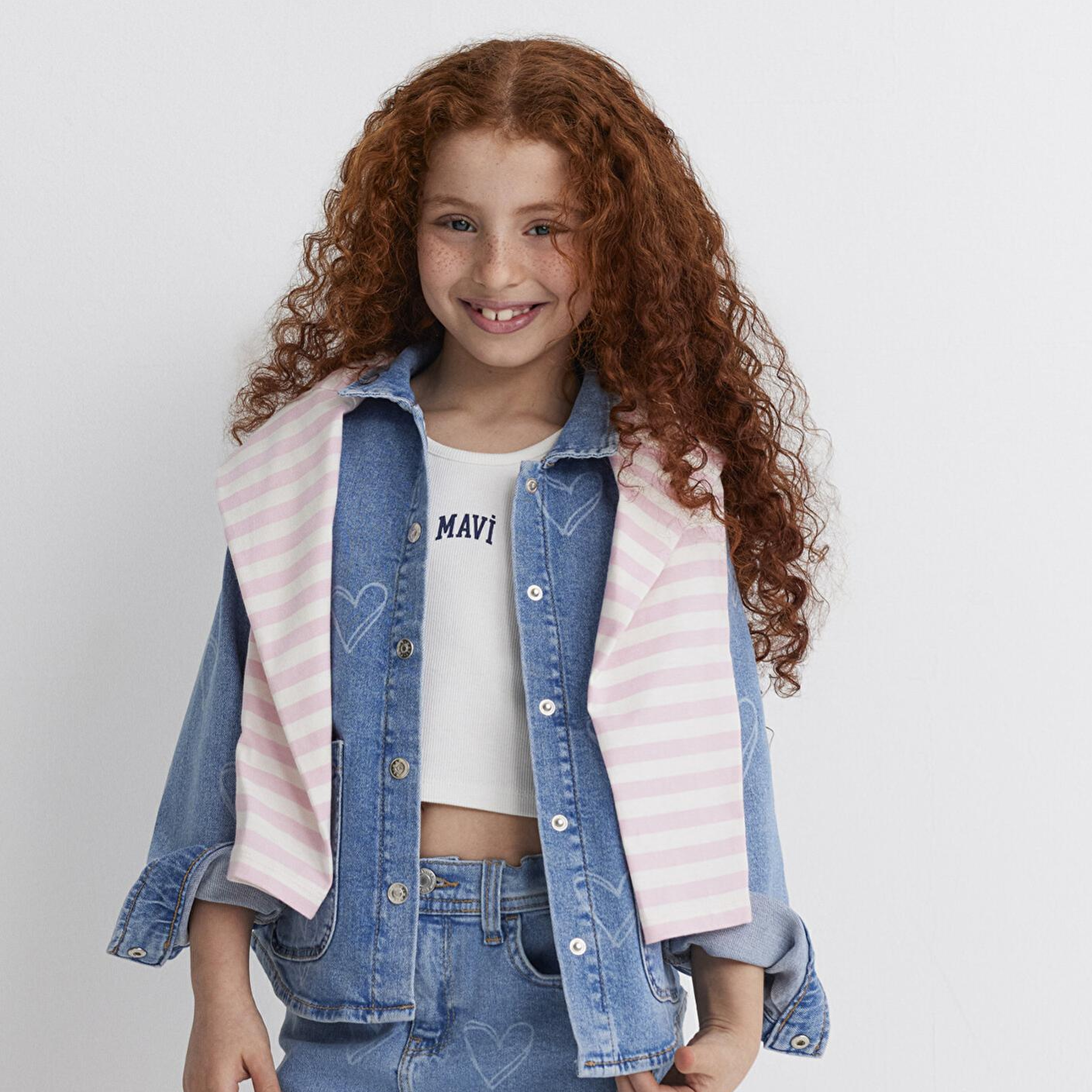 Mavi Lullu Açık Mavi Jean Gömlek Regular Fit / Normal Kesim 7210002-89486