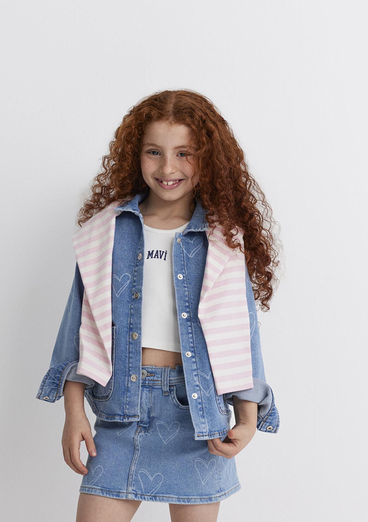 Mavi Lullu Açık Mavi Jean Gömlek Regular Fit / Normal Kesim 7210002-89486