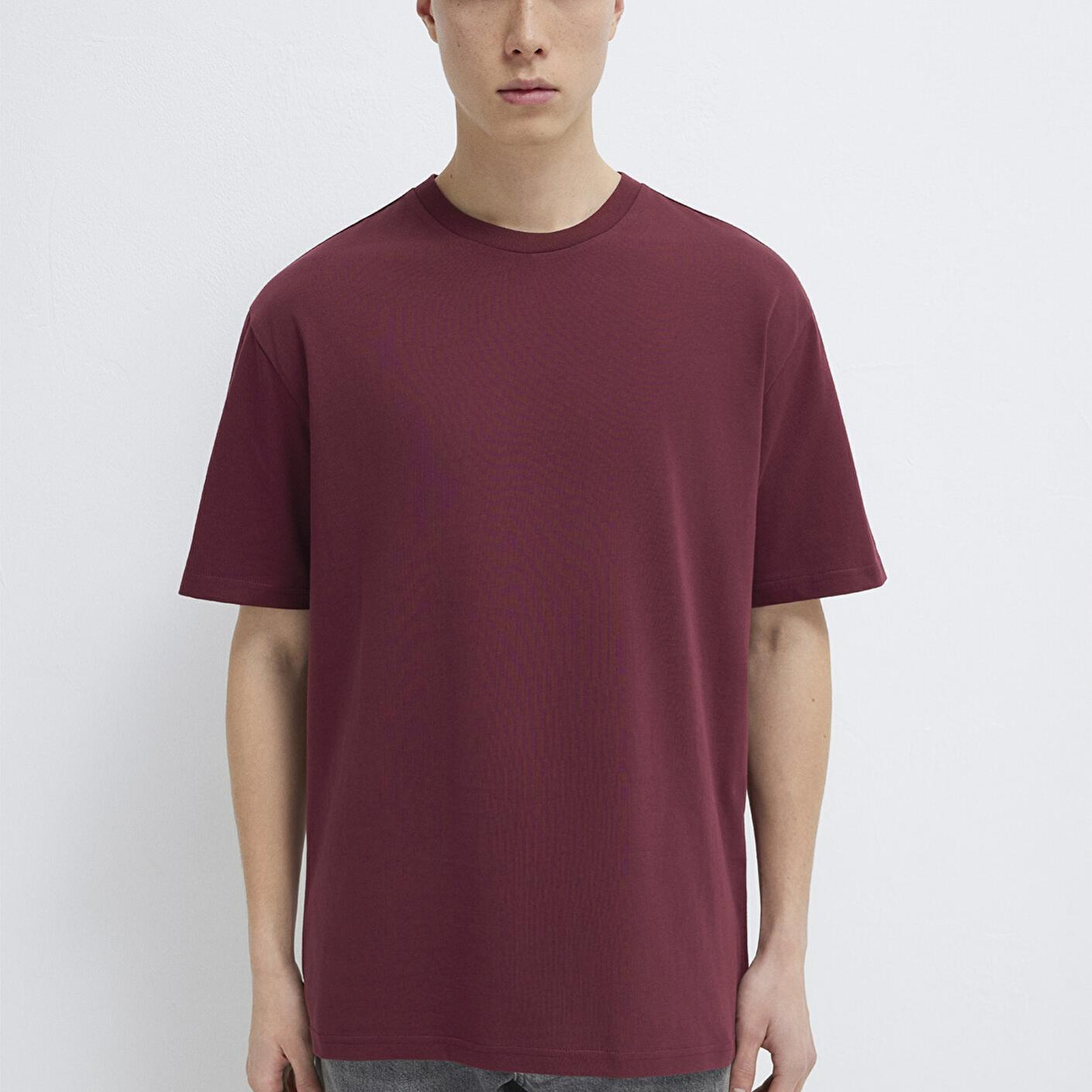 Mavi 3lü Erkek Basic Tişört Loose Fit / Bol Rahat Kesim 0612315-70057