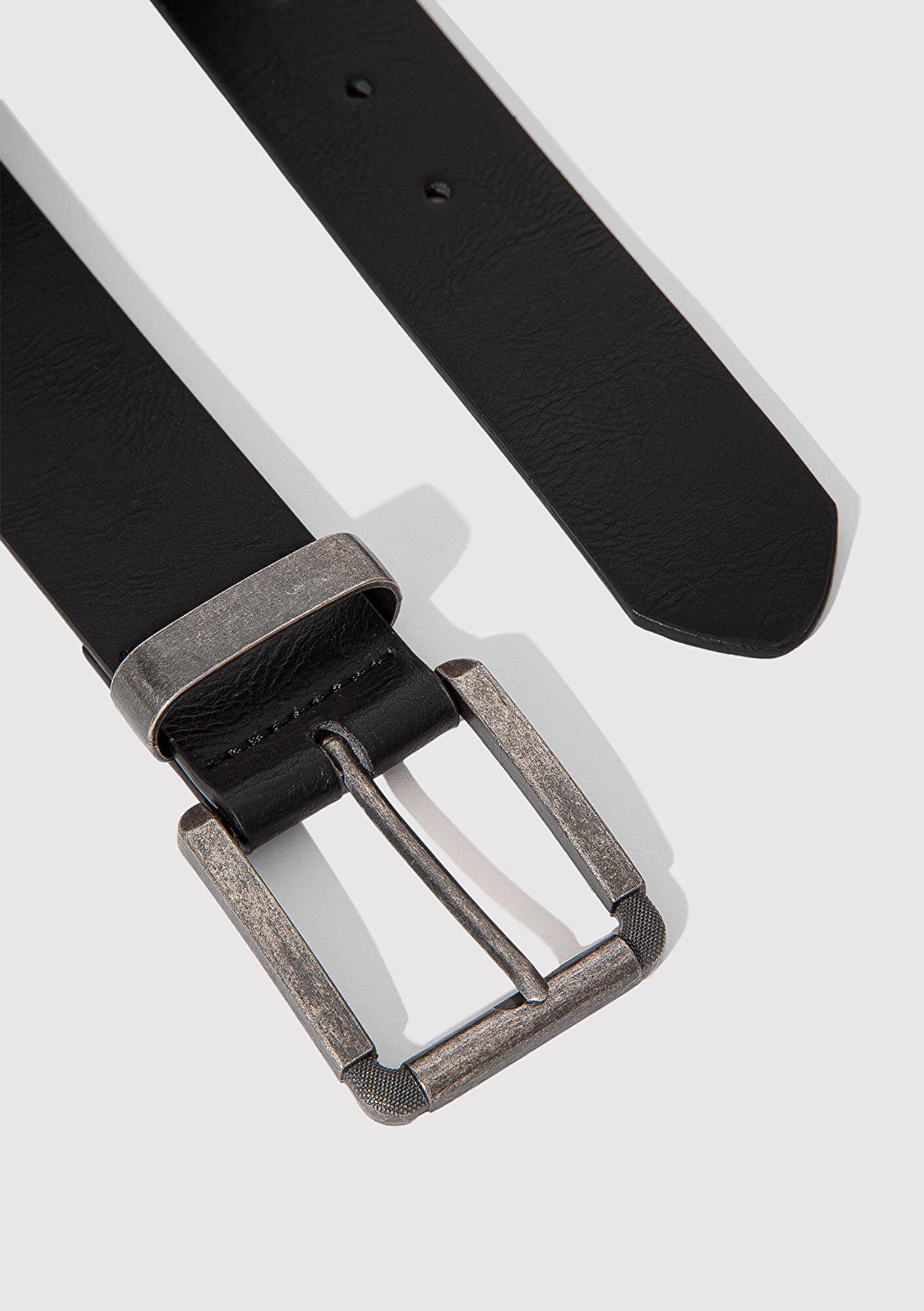 Mavi Siyah Suni Deri Kemer 0911874-900