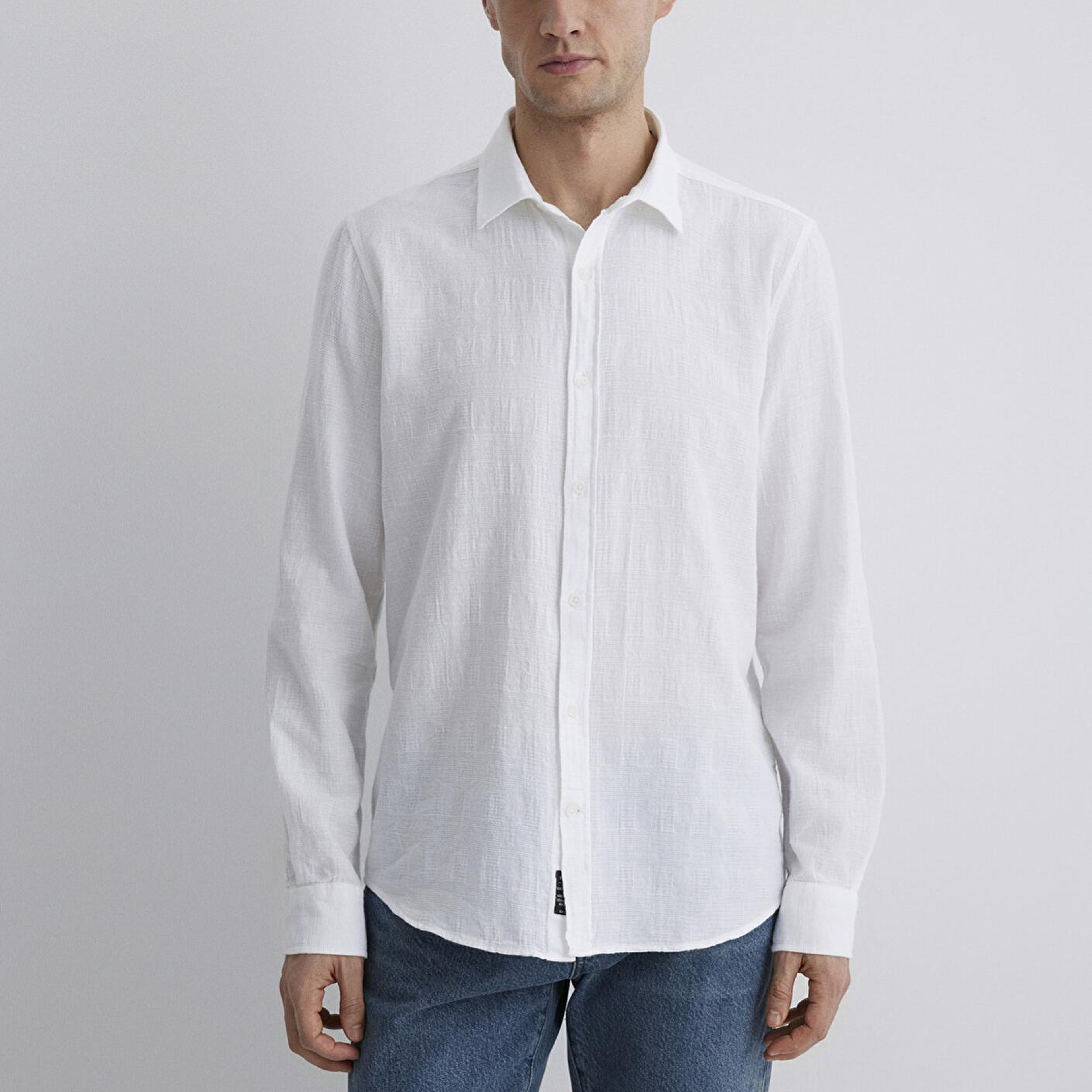 Mavi Beyaz Gömlek Slim Fit / Dar Kesim 0211548-70057