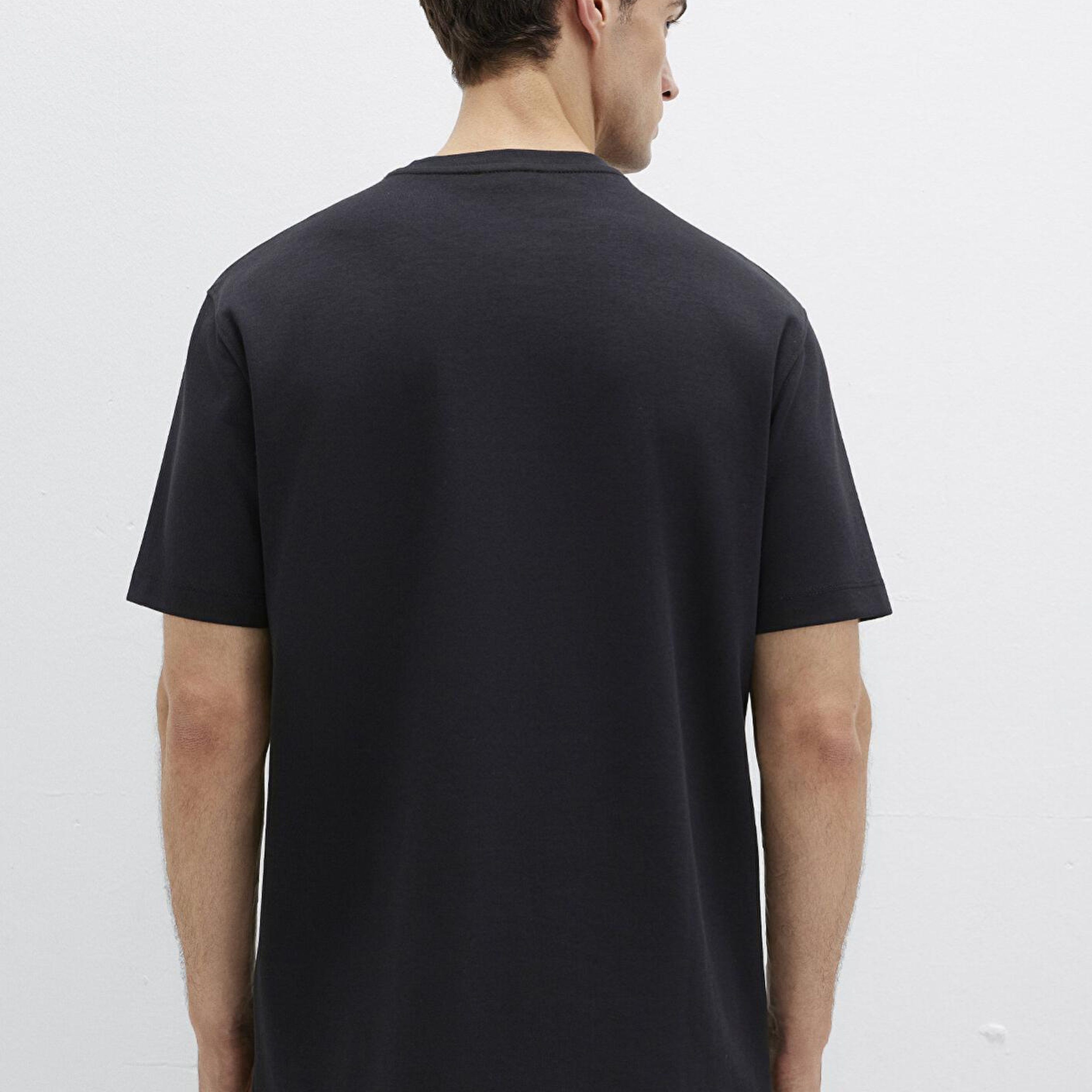 Mavi Mavi Black Siyah Basic Tişört Loose Fit / Bol Rahat Kesim 0612731-900