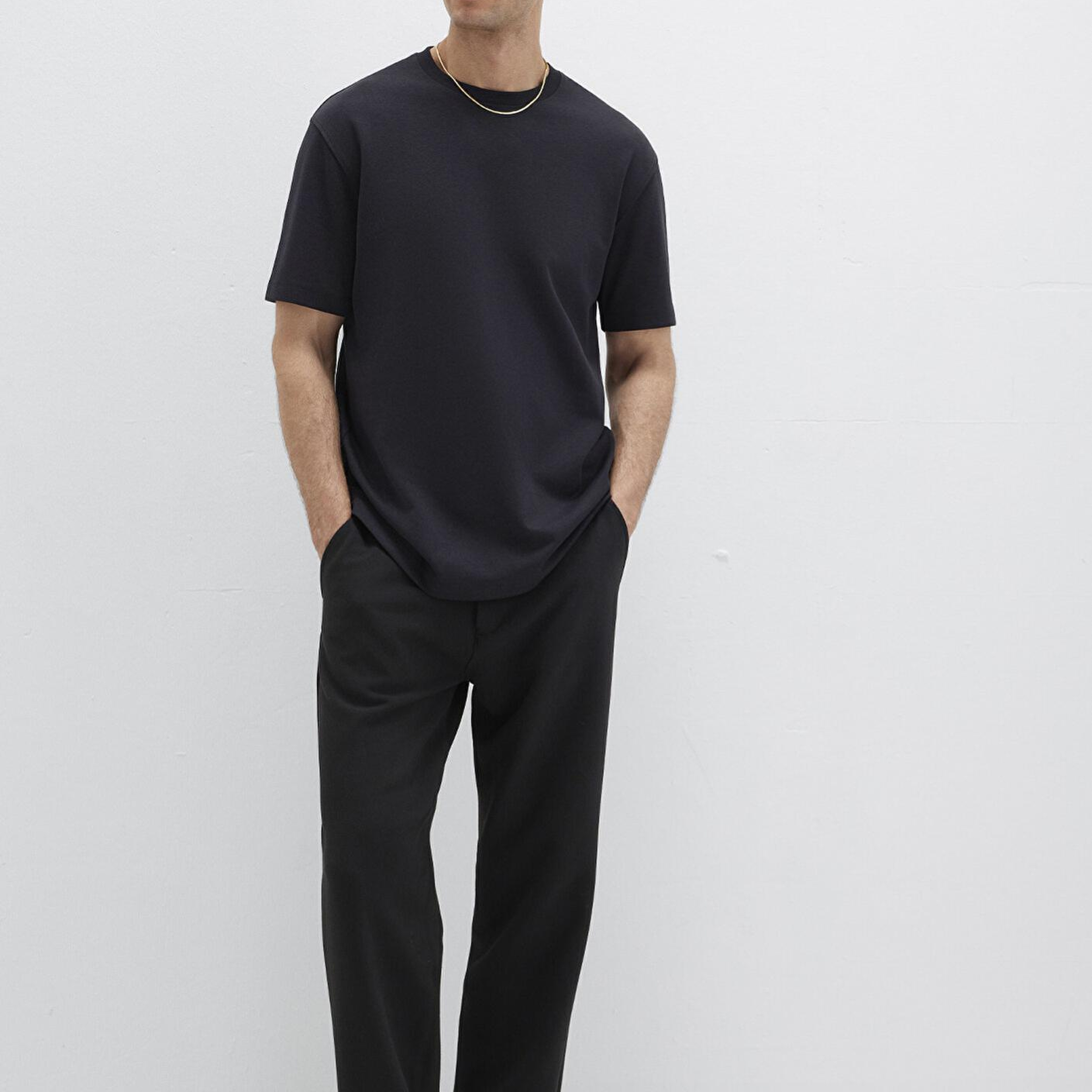 Mavi Mavi Black Siyah Basic Tişört Loose Fit / Bol Rahat Kesim 0612731-900